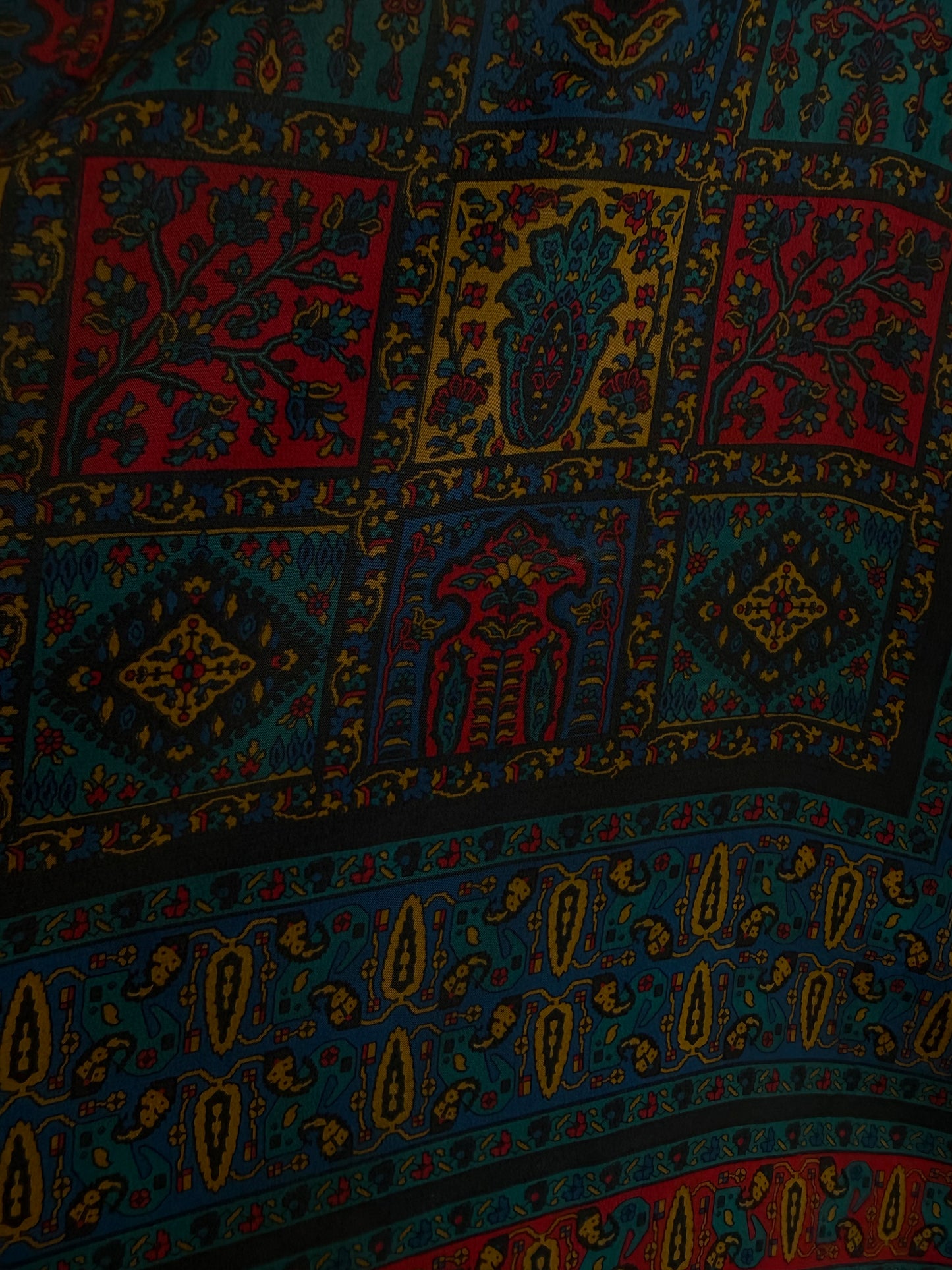 Paris Celine vintage silk scarf #8