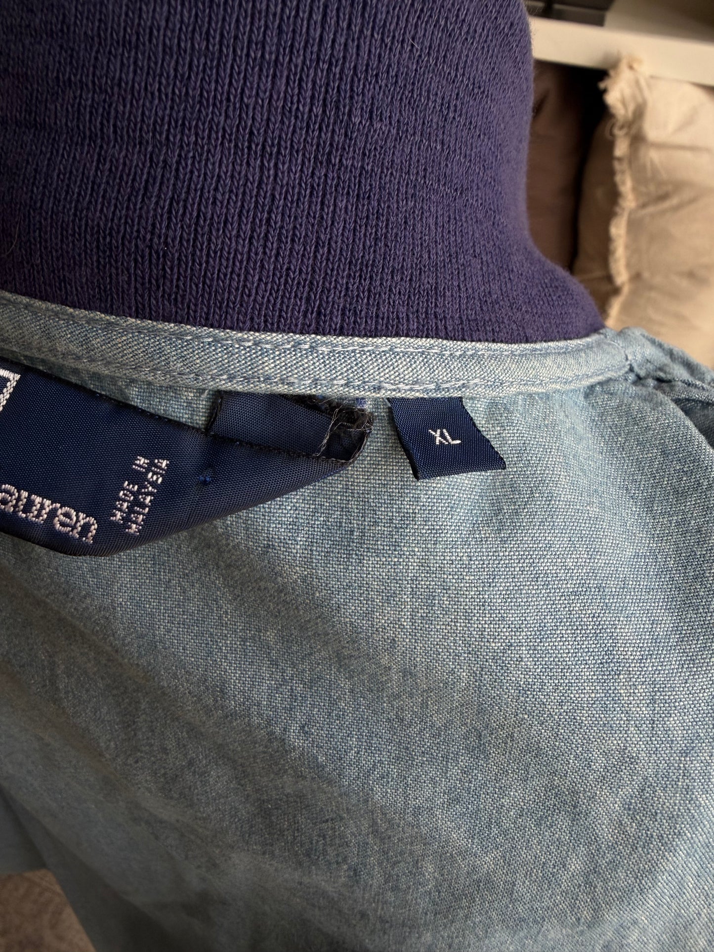 90s Ralph Lauren light weight denim bomber