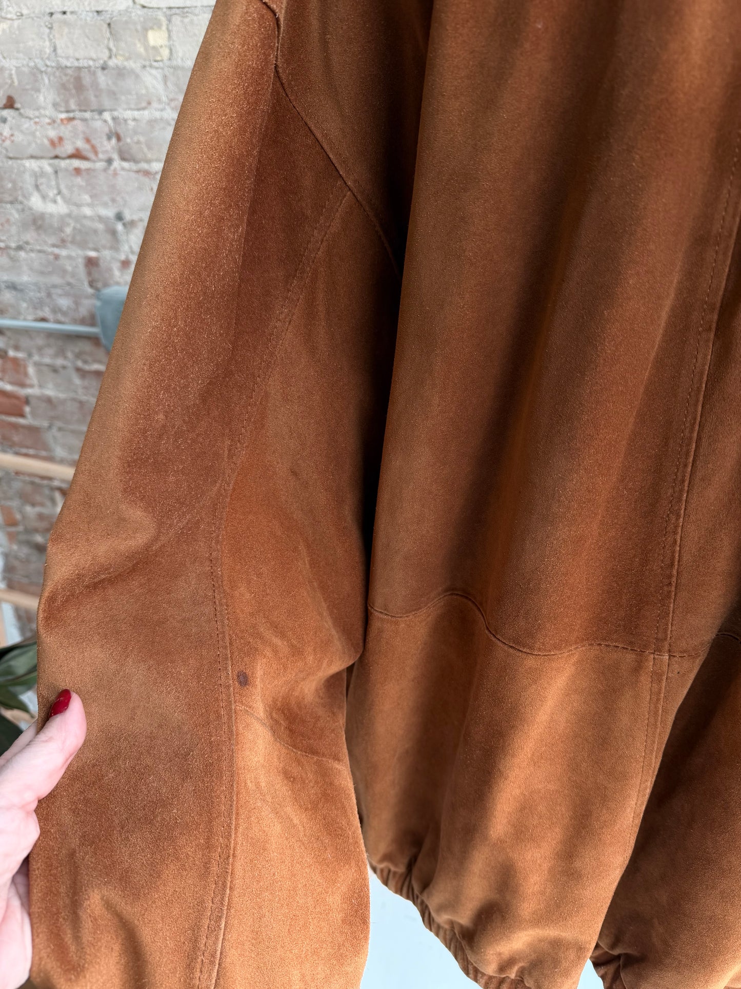 90s Field Gear suede bomber