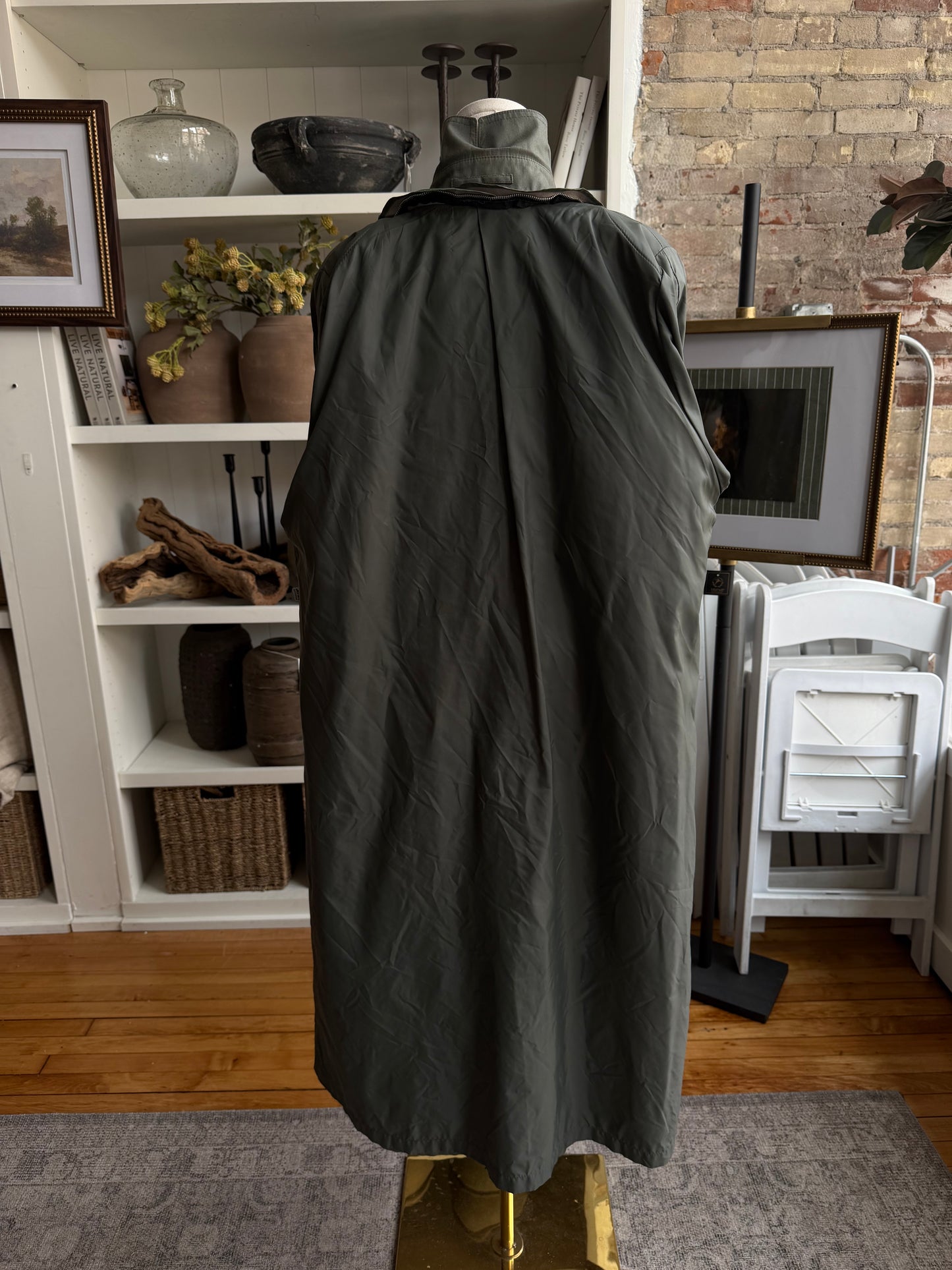 60s/70s London Fog green trench. Made in the USA