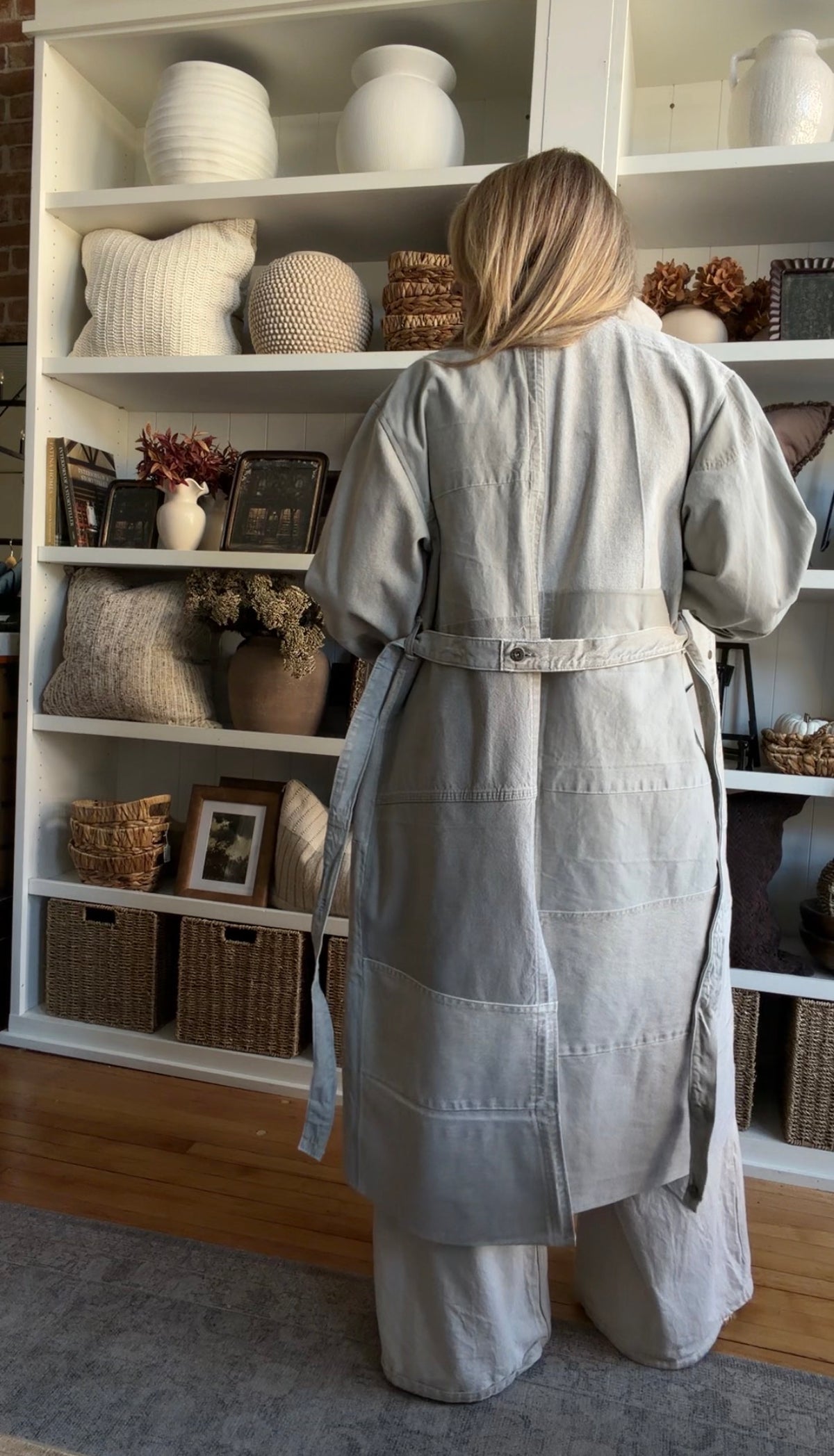 #2 Reworked denim trench. Size M