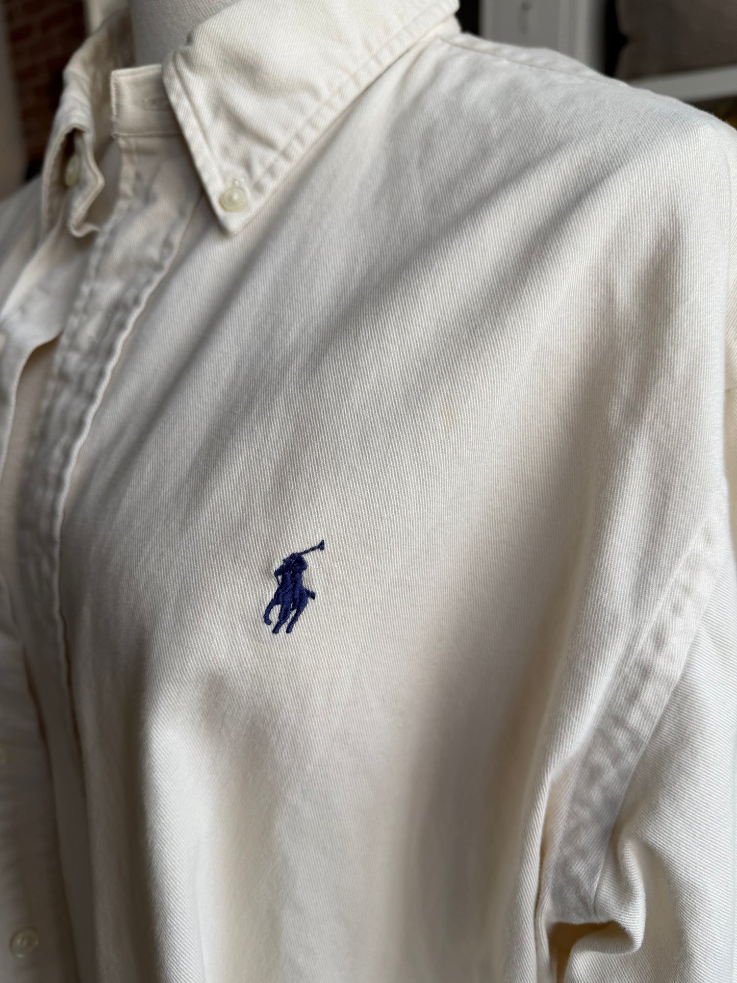 90s Ralph Lauren cream button down