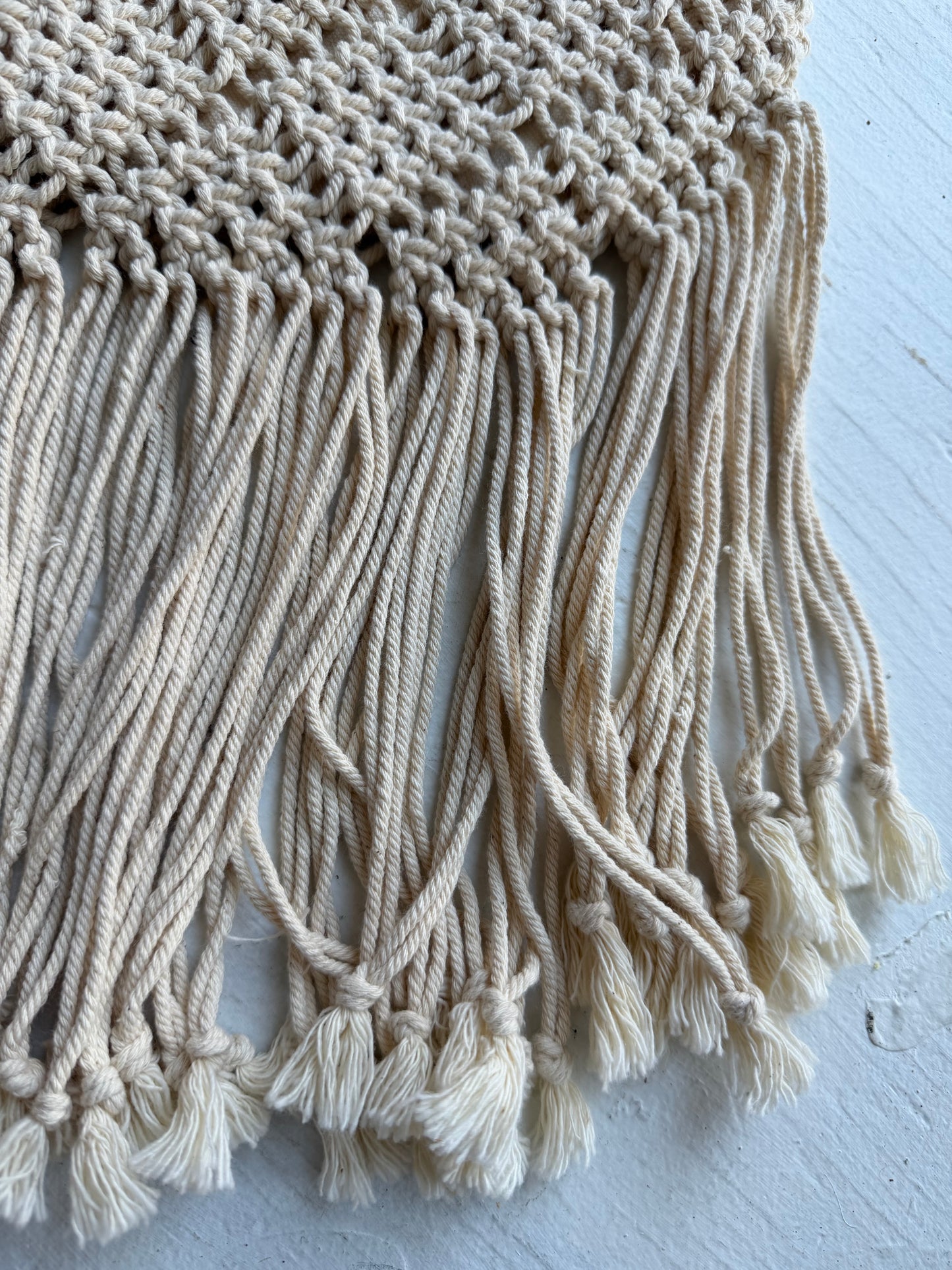 90s Polo Jeans Co by Ralph Lauren crochet fringe bag