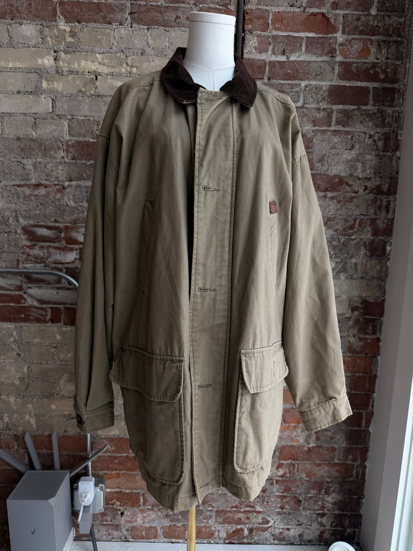 90s Chaps Ralph Lauren khaki barn coat
