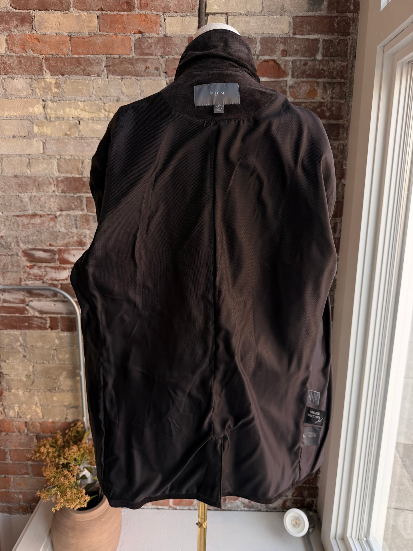 00s Apt 9 brown suede blazer