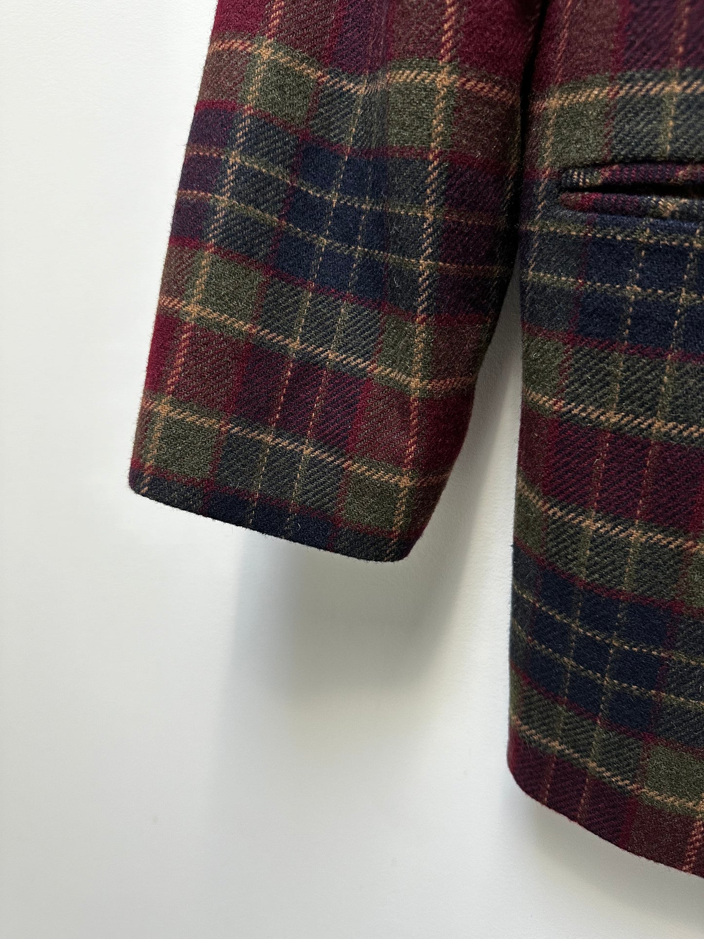 Vintage Sag Harbor plaid blazer