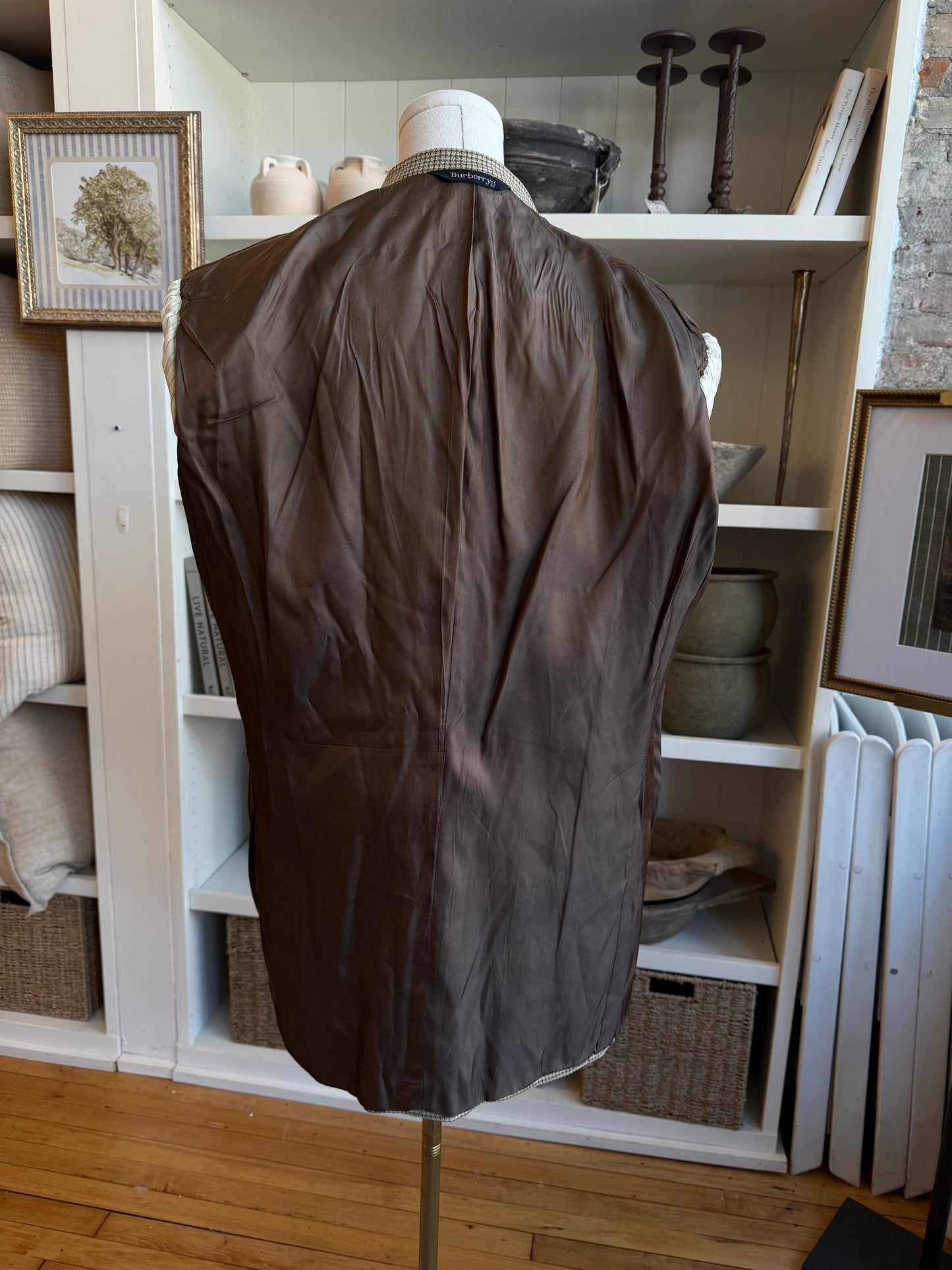 80s Burberry wool blazer. Made in the USA