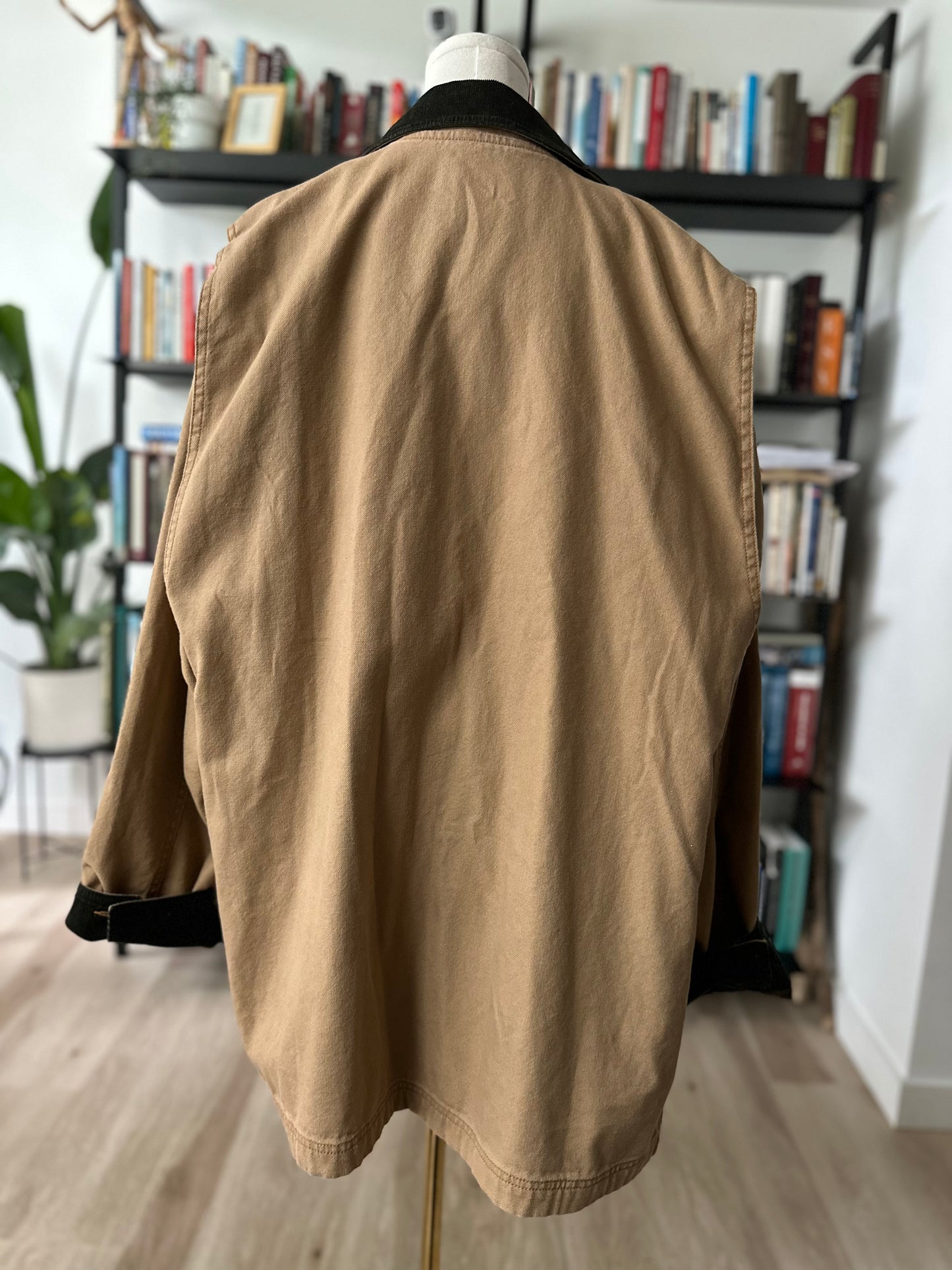 90s LL Bean tan barn coat