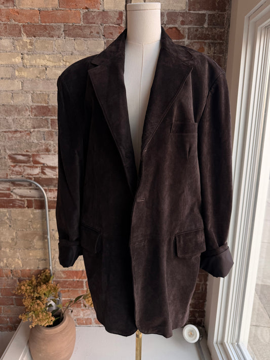 00s Apt 9 brown suede blazer