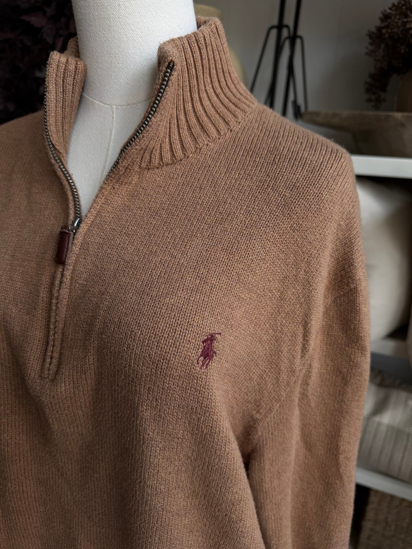 Ralph Lauren cotton half zip