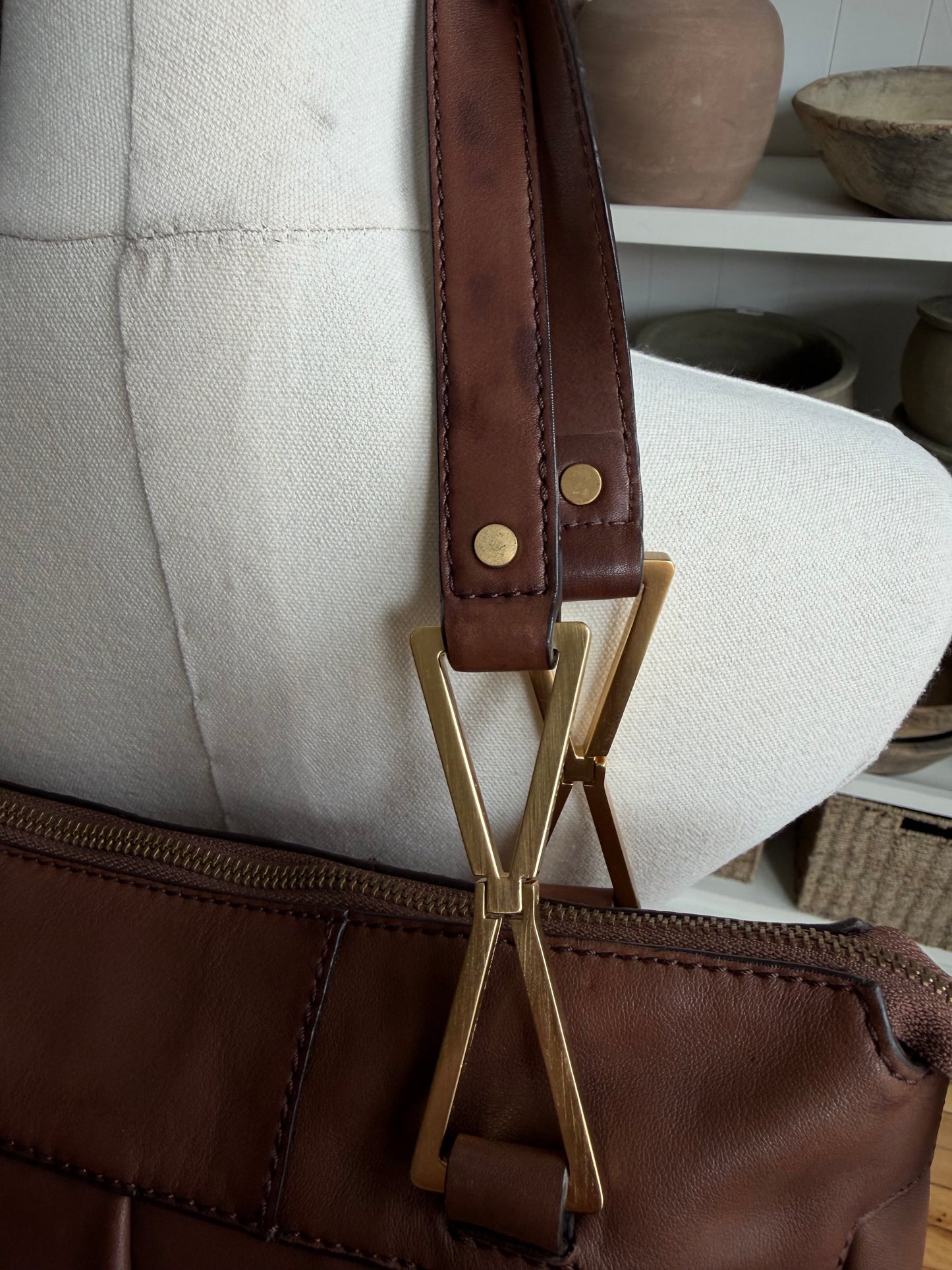 90s/00s Calvin Klein leather bag