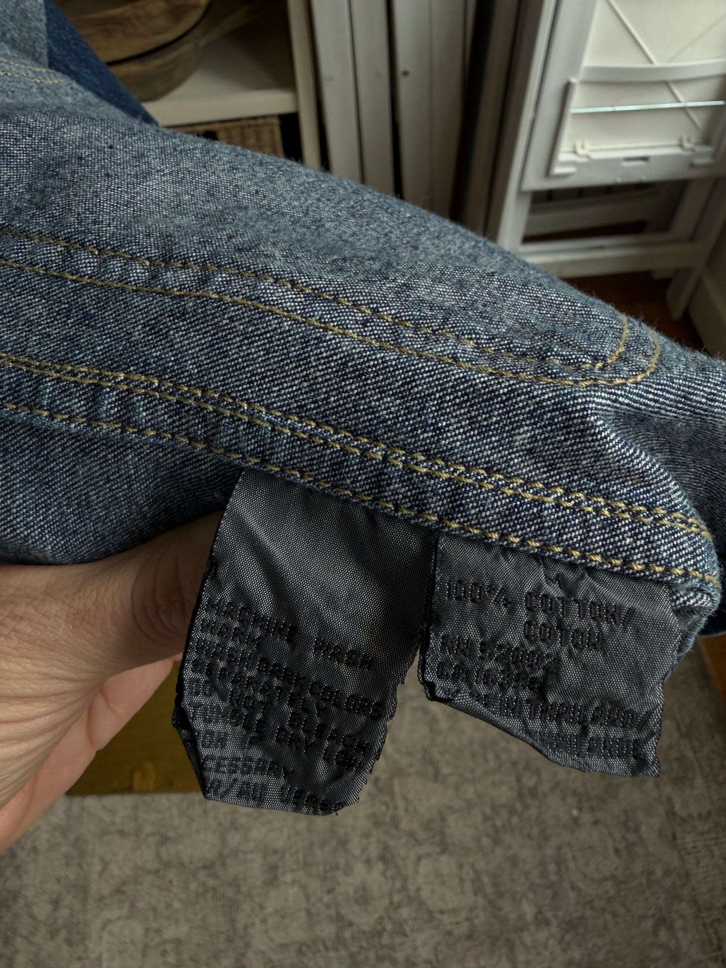 90s Lizwear denim toggle jacket