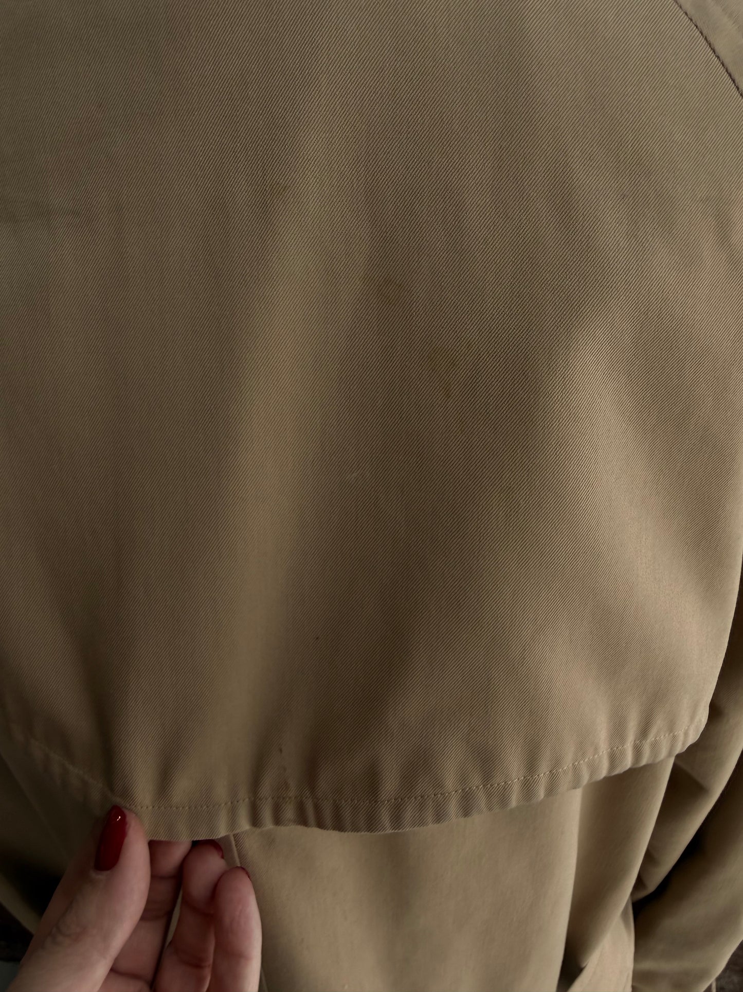 Vintage Burberrys classic khaki trench