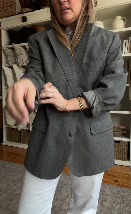 90s Brooks Brothers lightweight wool blazer. Made in the USA