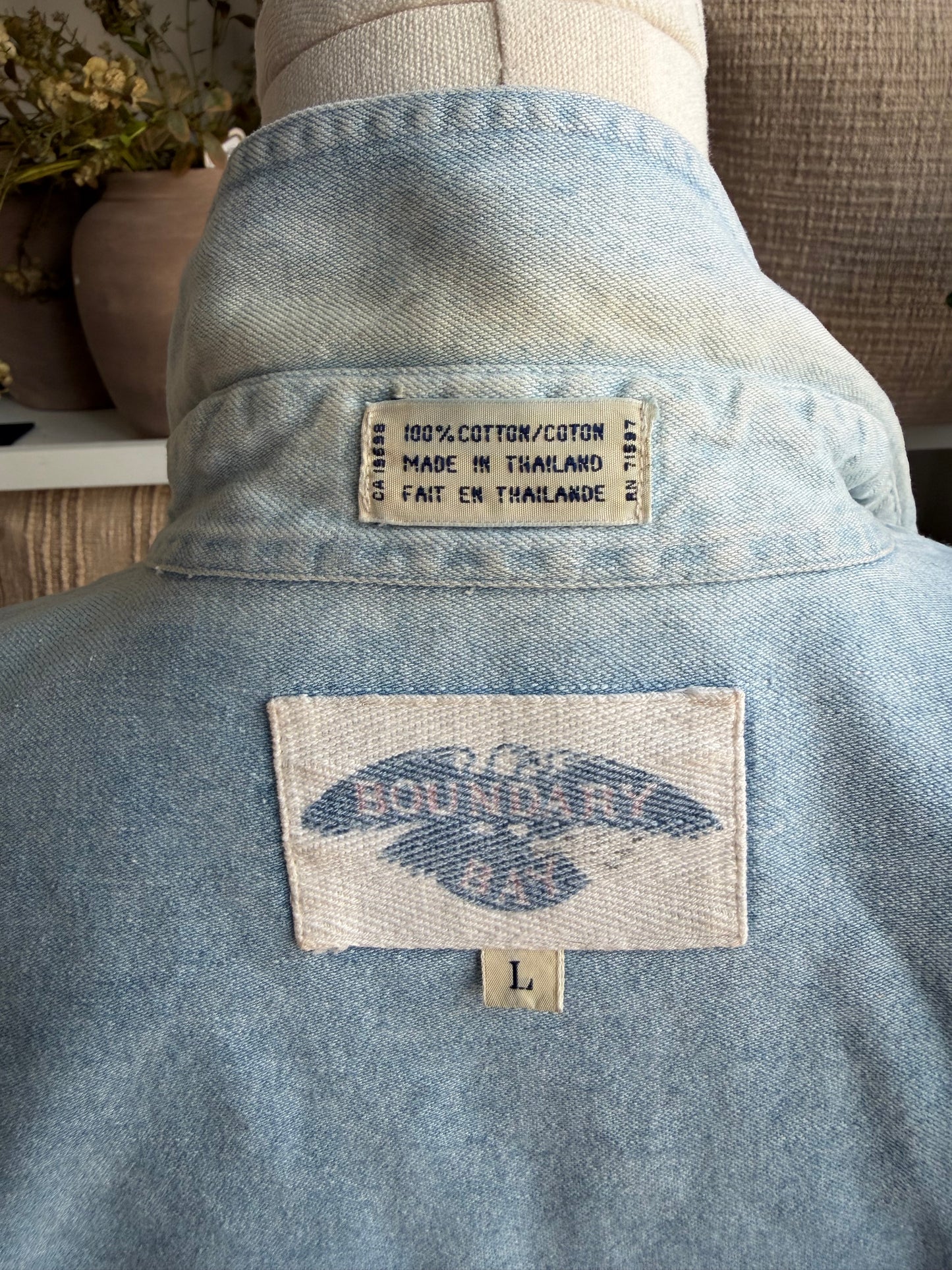 90s Boundary Bay denim button down