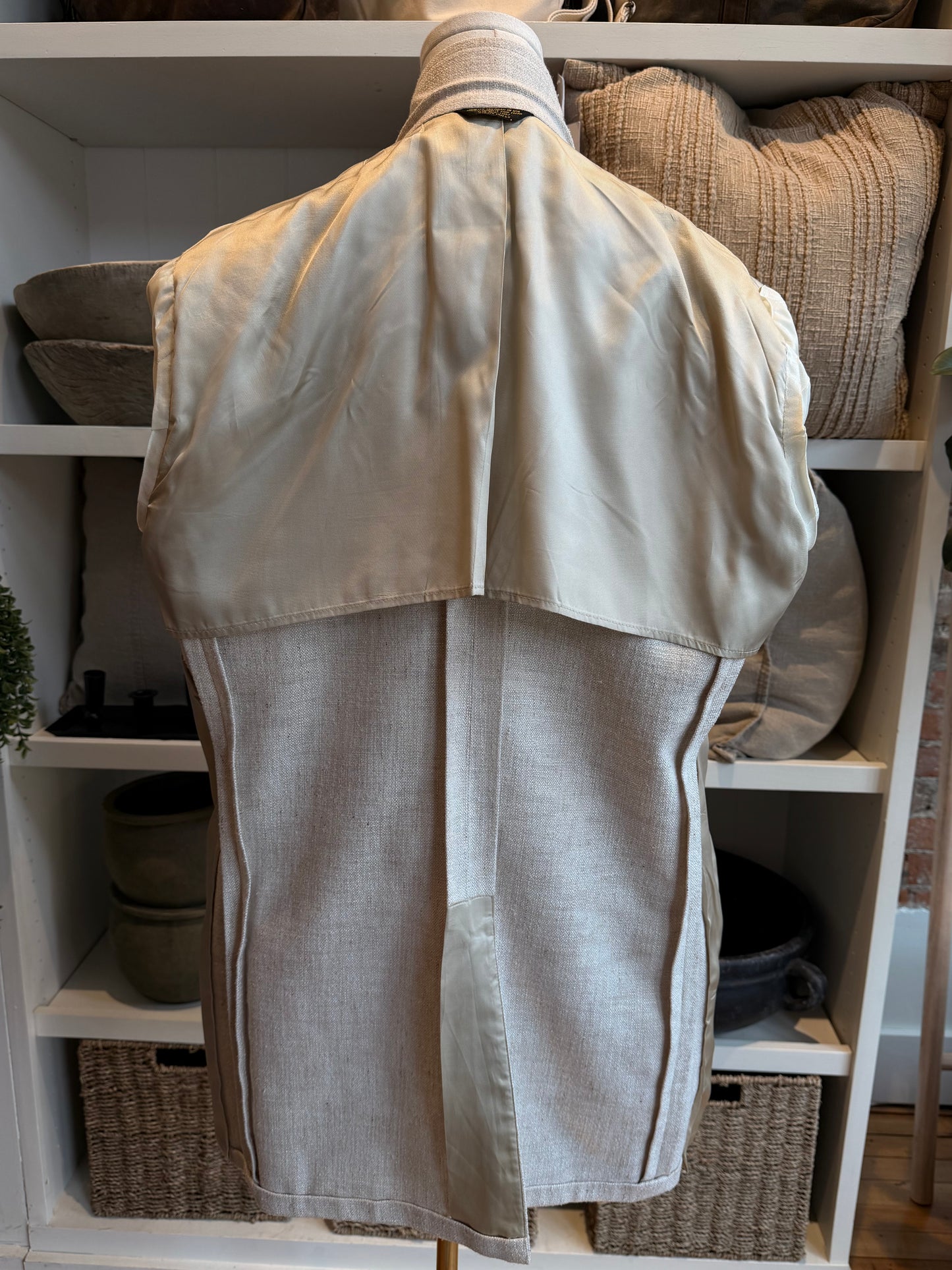 80s John Weitz by Palm Beach linen blazer. Made in the USA