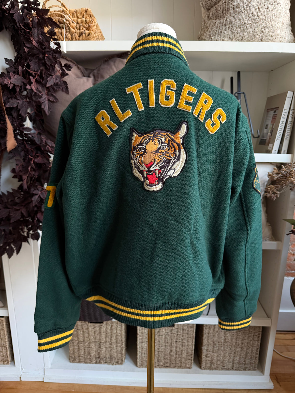 Polo Ralph Lauren wool Tigers varsity jacket. New with tags. Fits S-L