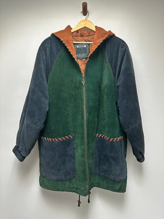 Vintage 90s Winlit suede jacket