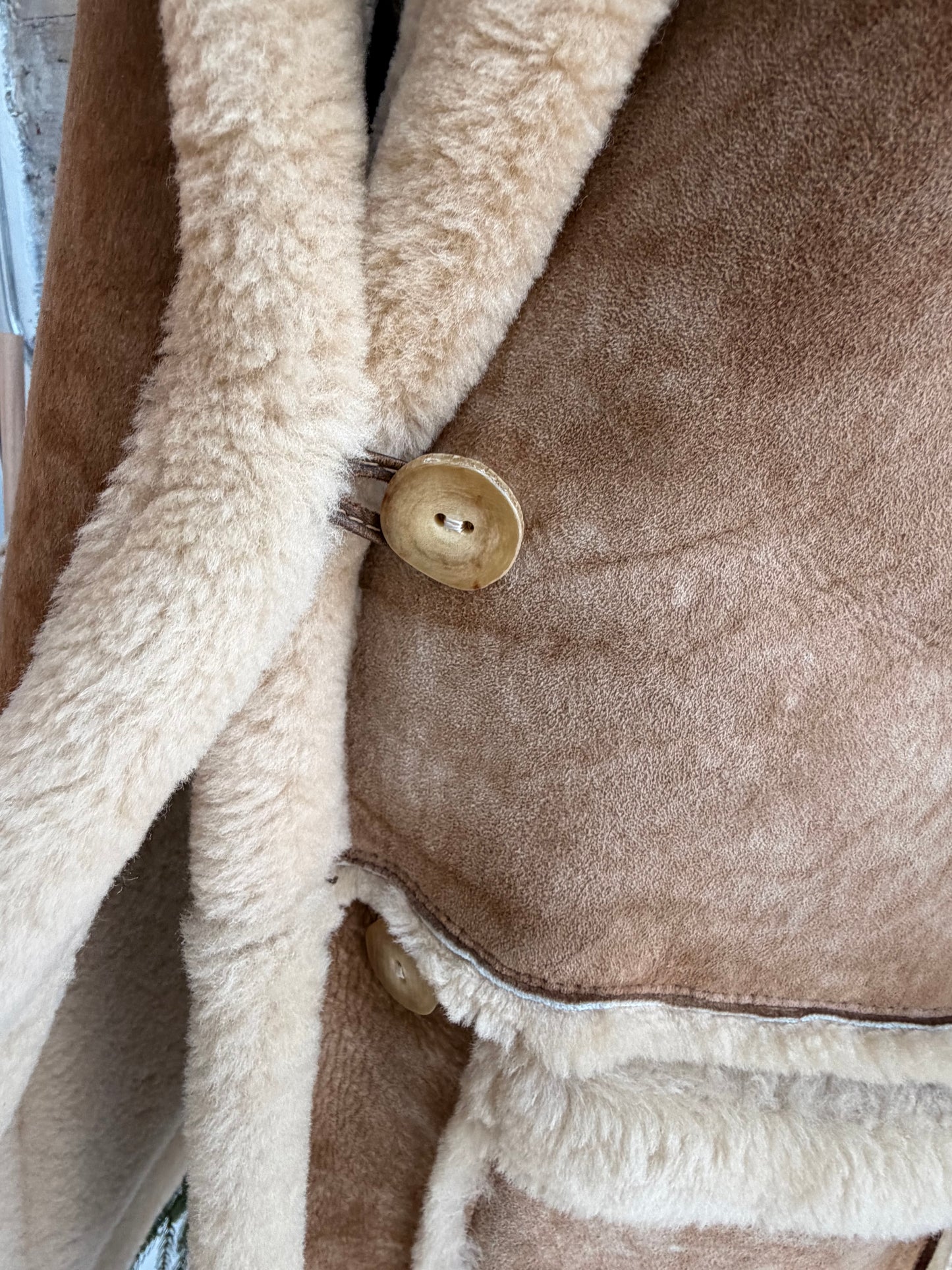 70s Sportsman Mfg Co 100% sheepskin jacket. Made in the USA