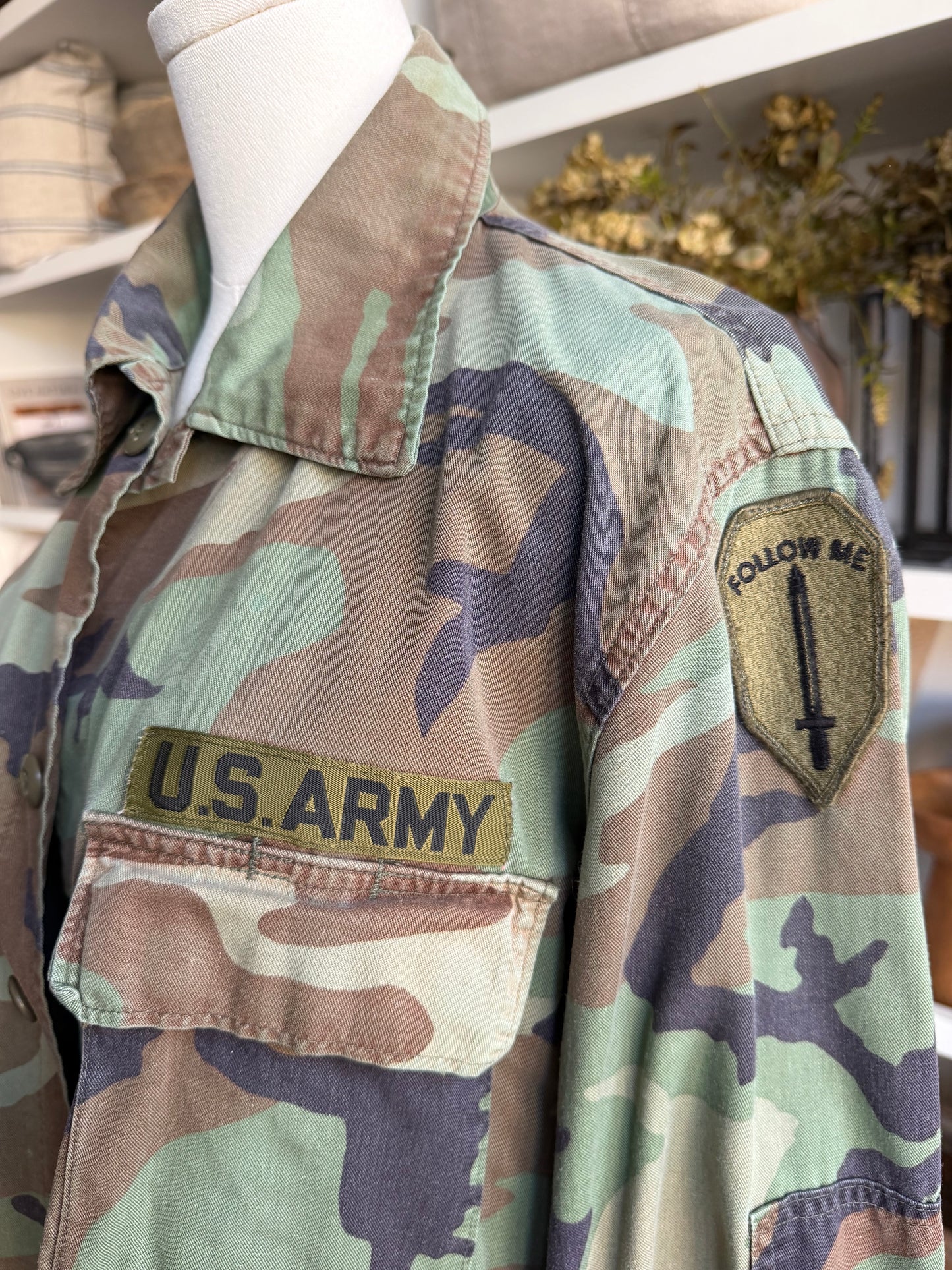 Vintage army fatigue jacket