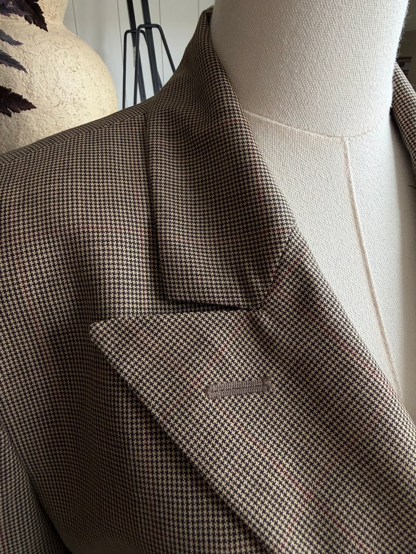 90s Lauren by Ralph Lauren wool double breasted blazer. Made in the USA. Fits XS-M petite