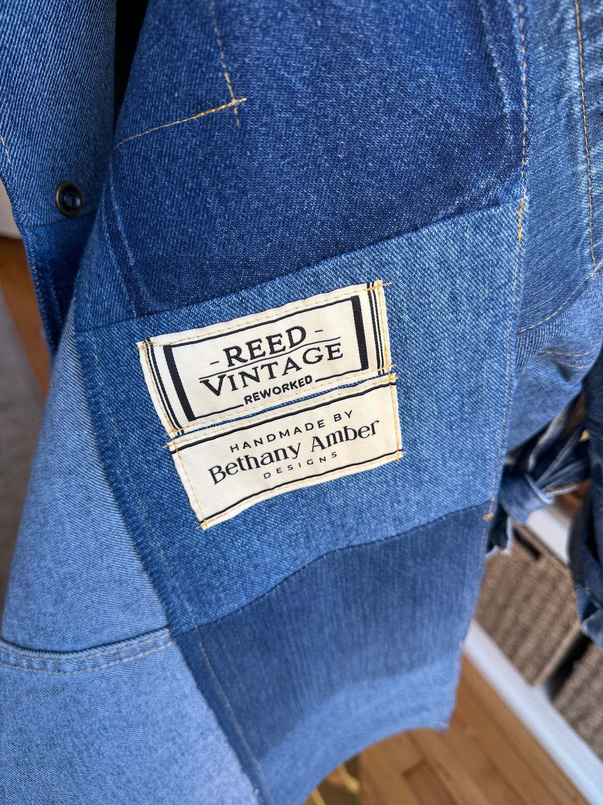 #4 Reworked denim trench. Size S