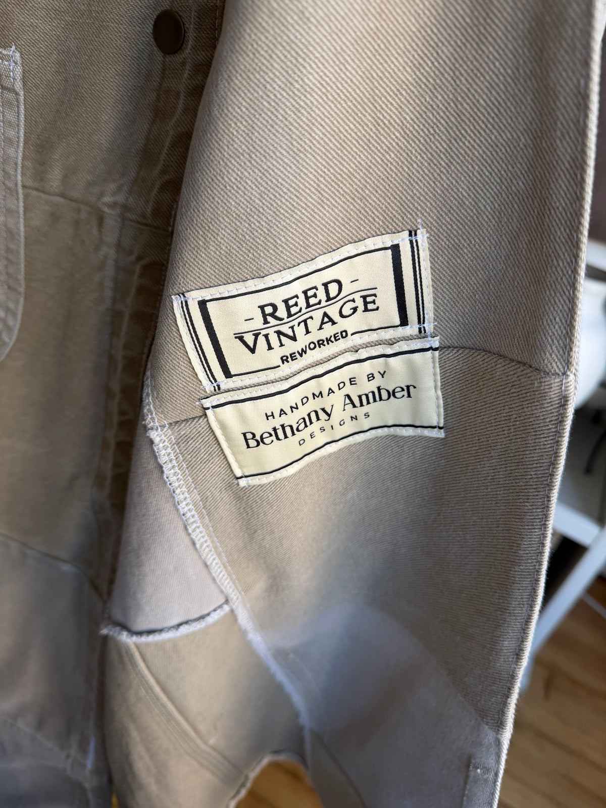#1 Reworked denim trench. Size S
