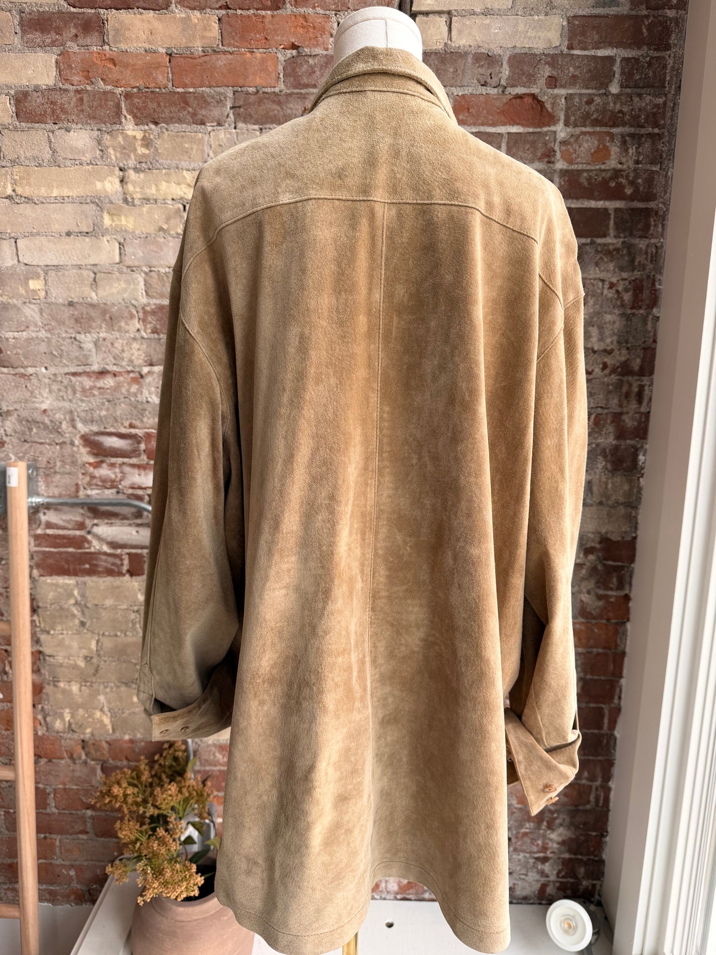 90s Field Guide suede shirt jacket