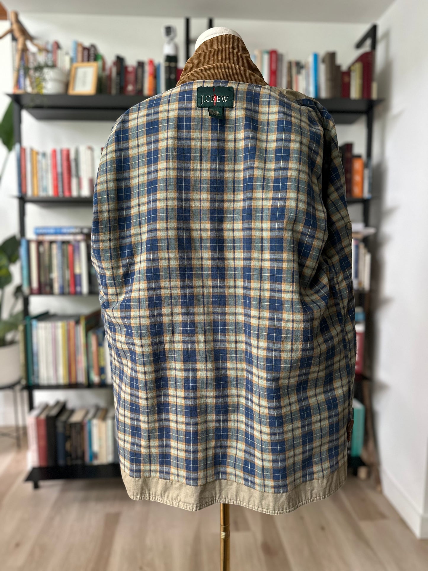 90s J.Crew khaki barn coat