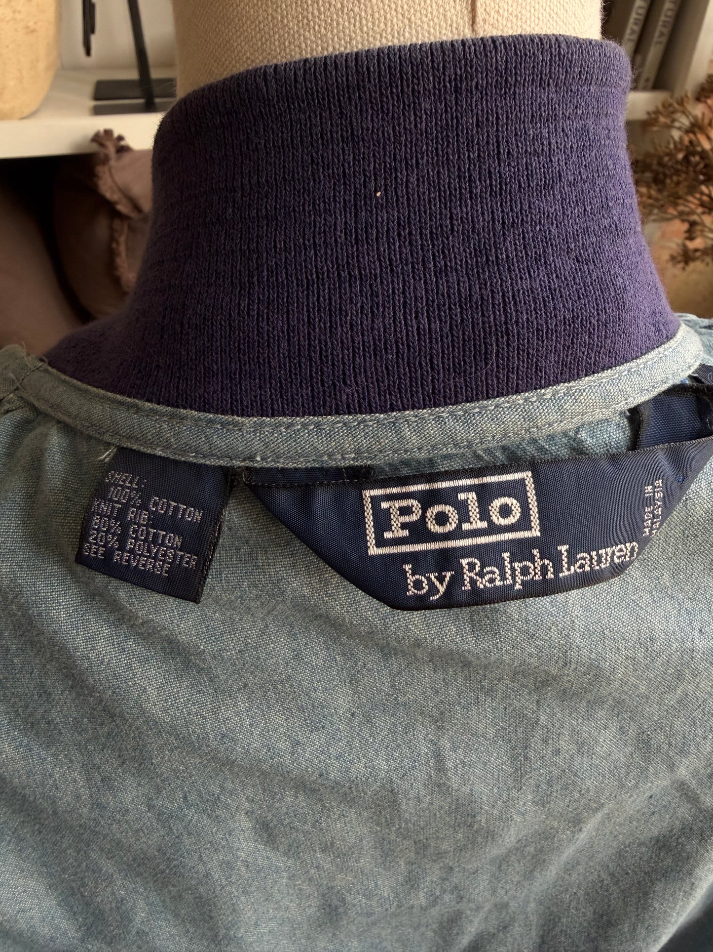 90s Ralph Lauren light weight denim bomber