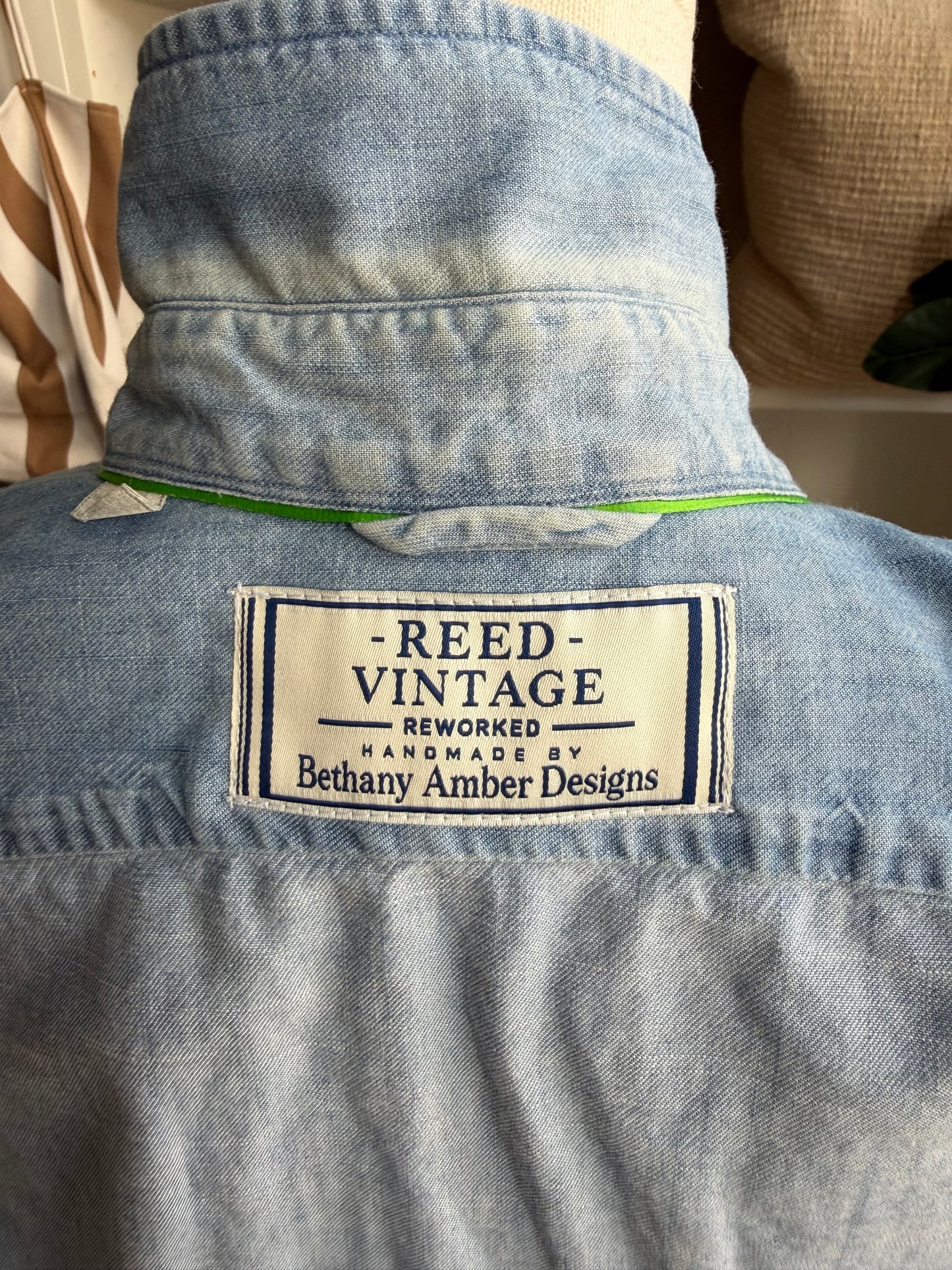 #3 Denim Reworked Button Down