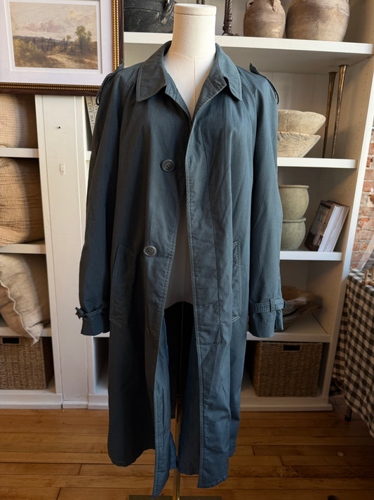 Vintage Kleiderhaus Classic blue trench #10