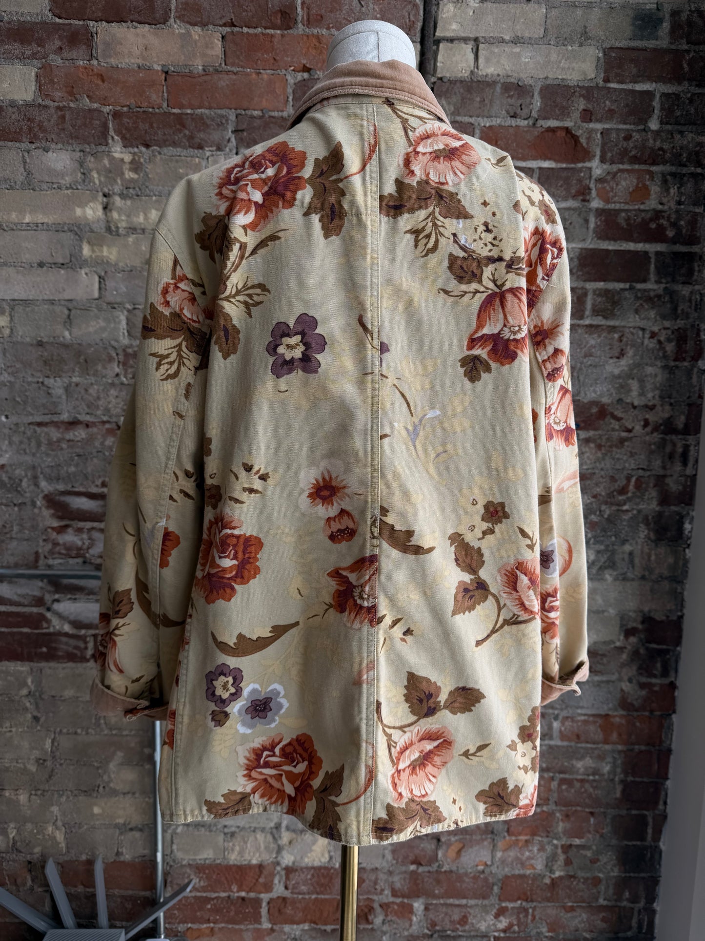 00s Coldwater Creek floral barn coat