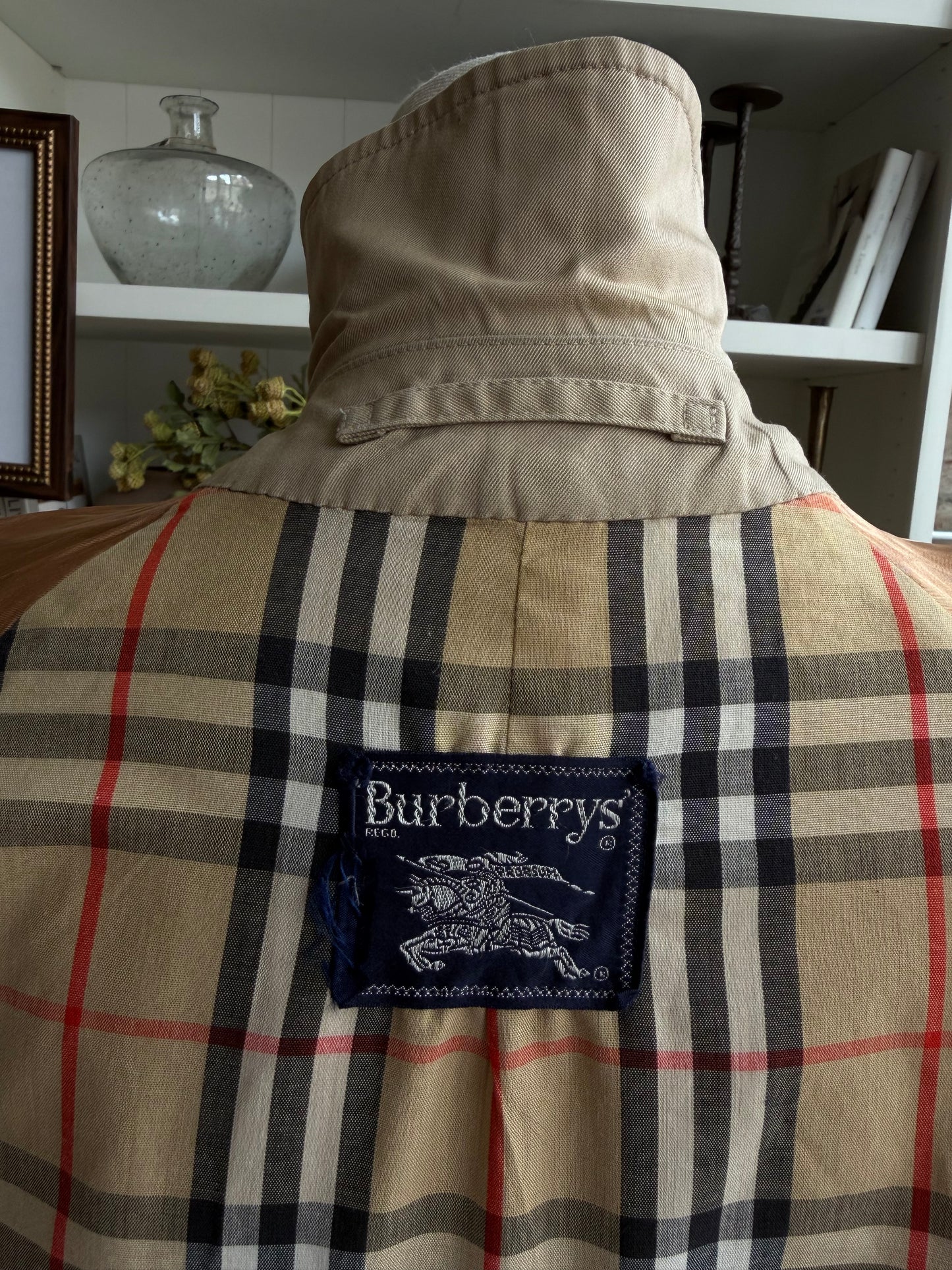 Vintage Burberry Camden trench coat. Made in the USA