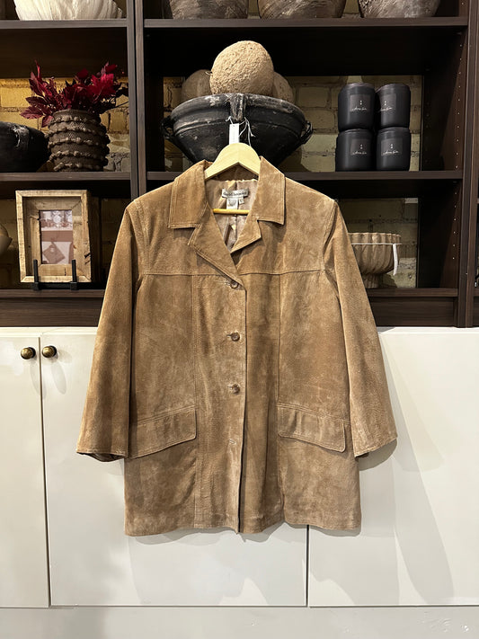 Vintage David Brooks suede chore coat