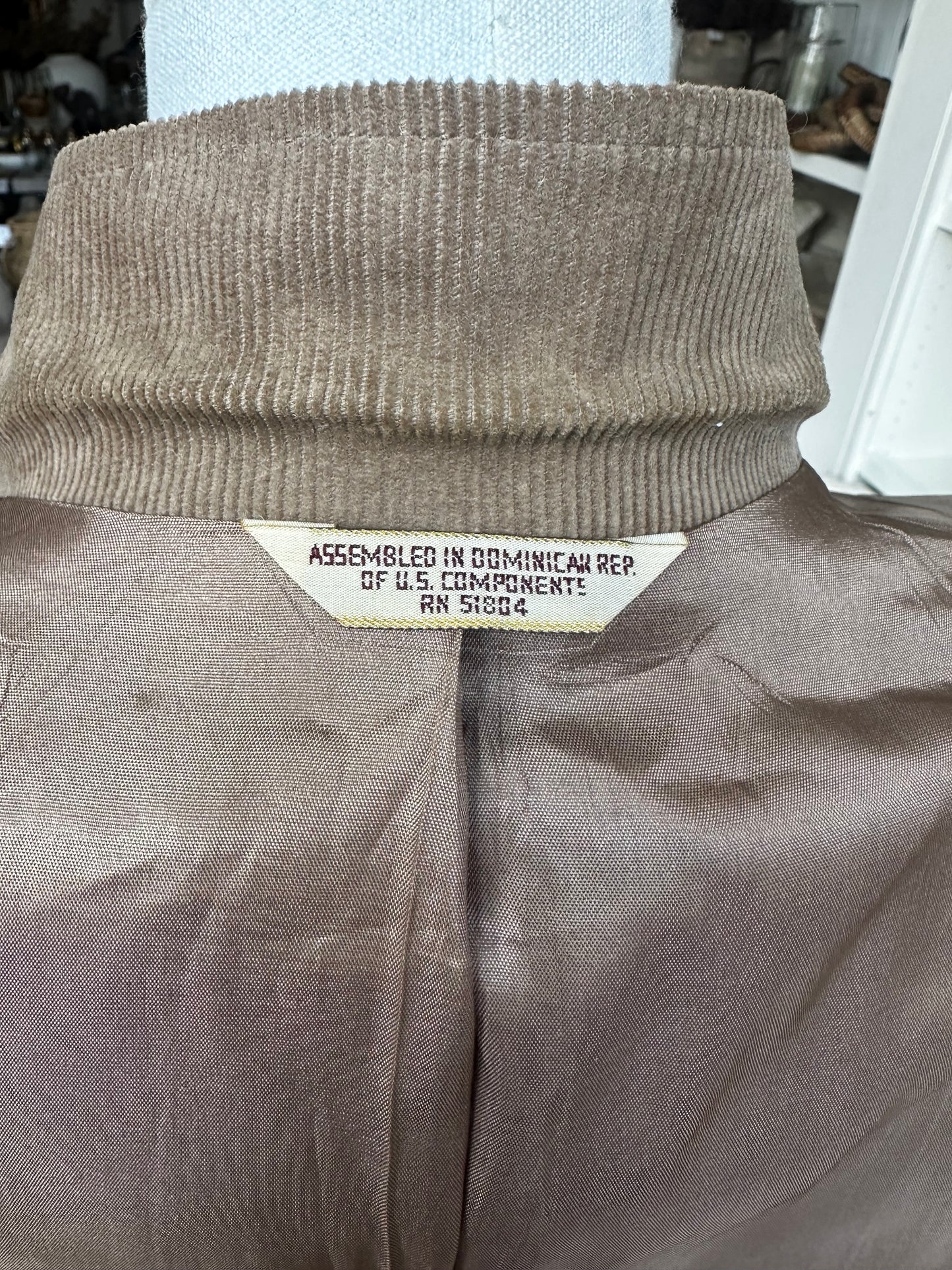 80s Glenshire tailored corduroy blazer