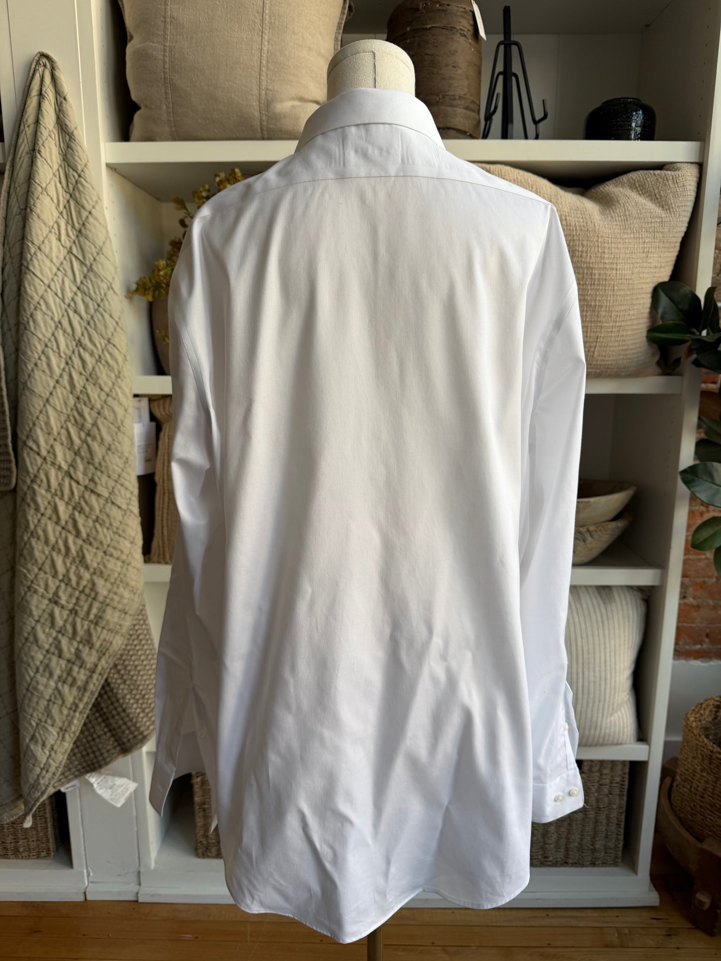 00s Calvin Klein white poplin button down