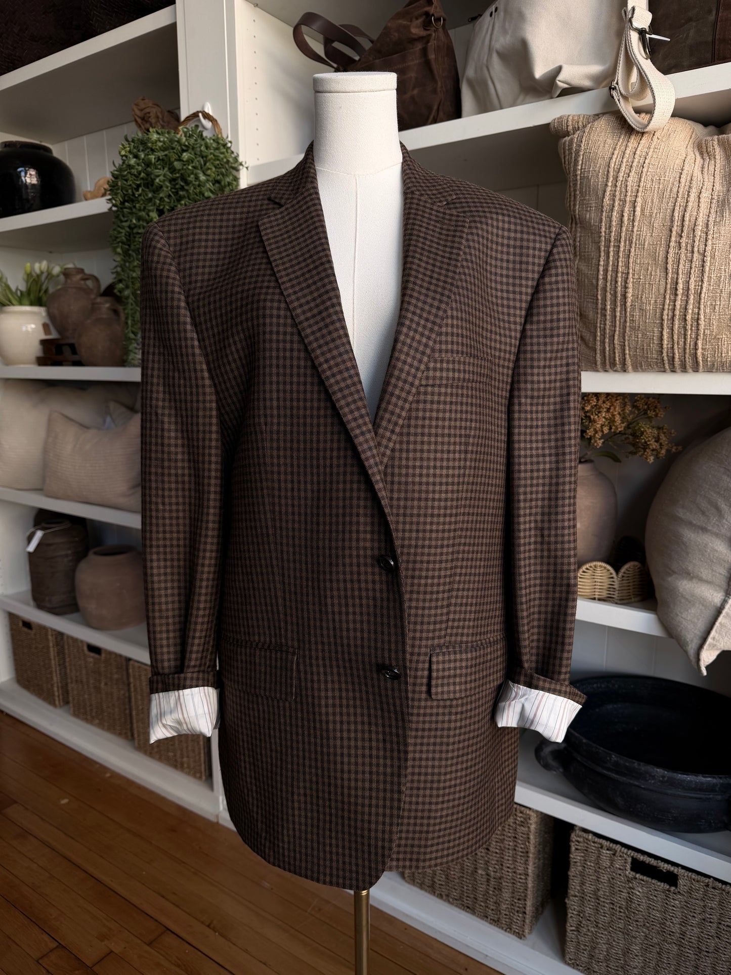 90s Ralph Lauren wool silk blazer. Made in Canada