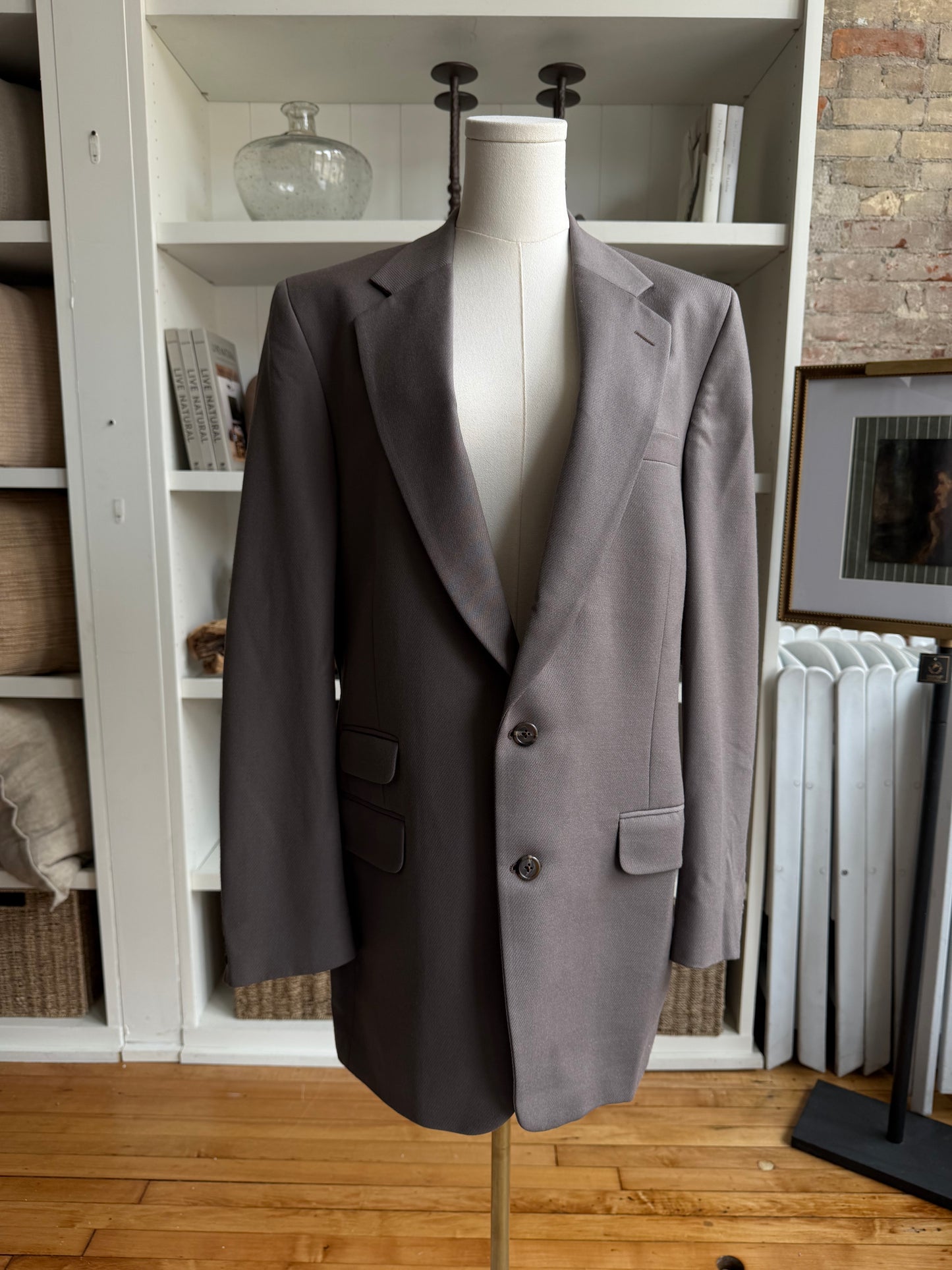90s Burberry wool blazer. Made in the USA