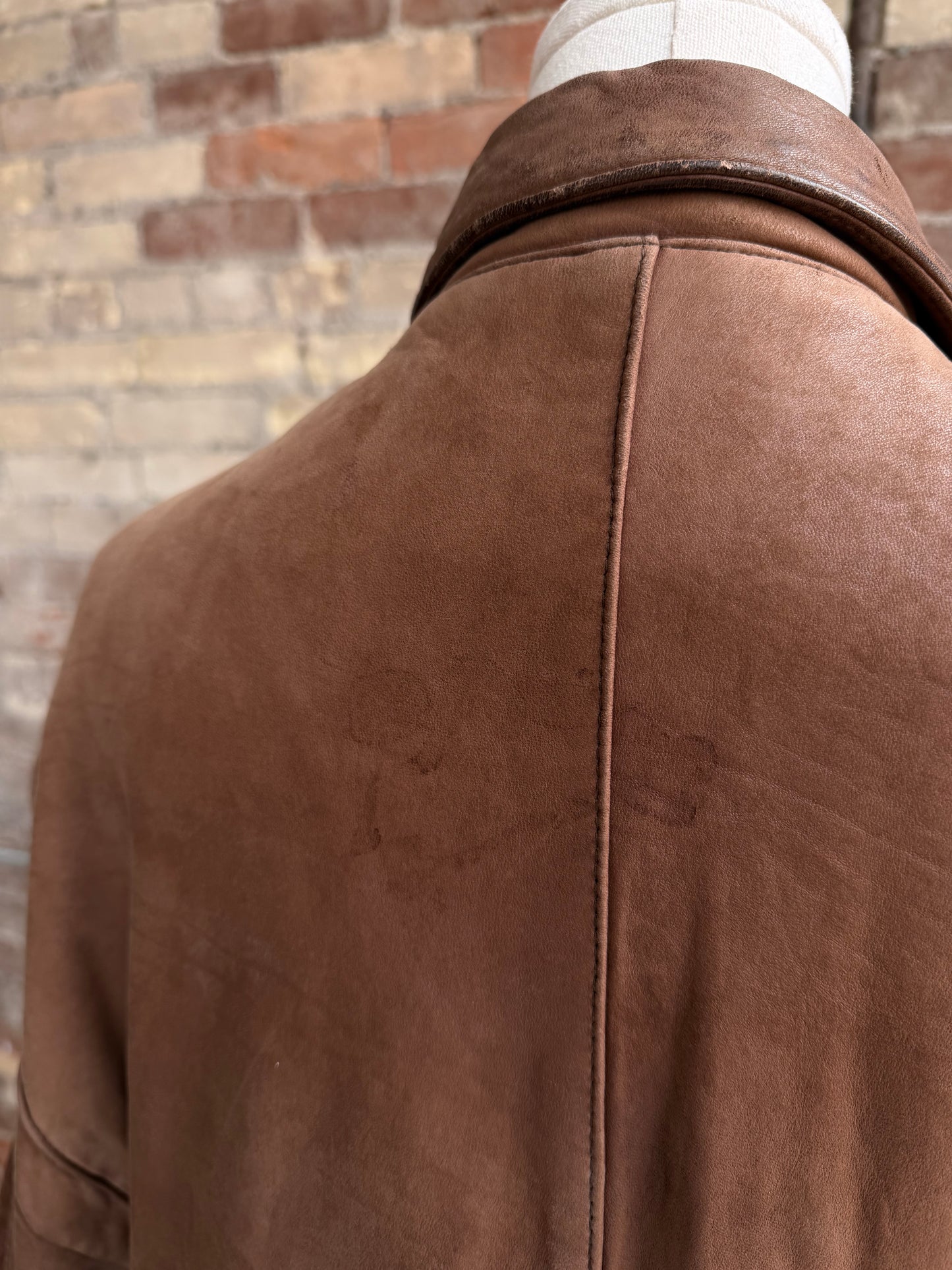80s Banana Republic leather bomber
