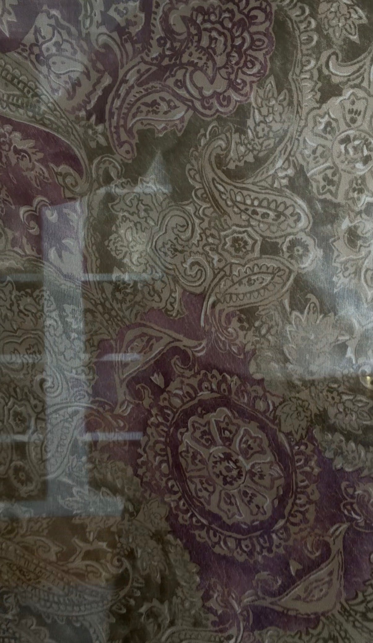 80s Ralph Lauren paisley silk scarf