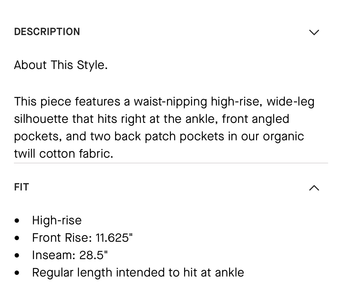 Everlane wide leg crop. Size 10R