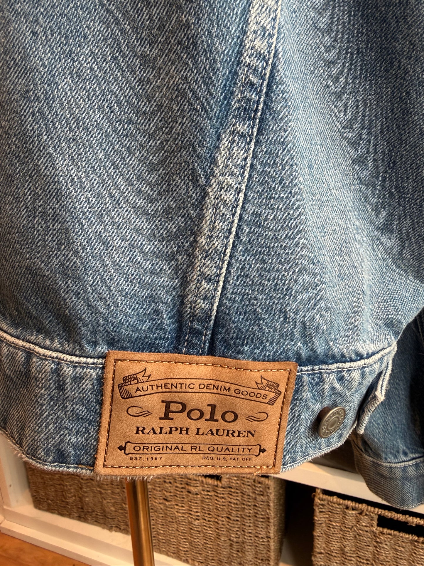 Polo Ralph Lauren denim jacket with quilting