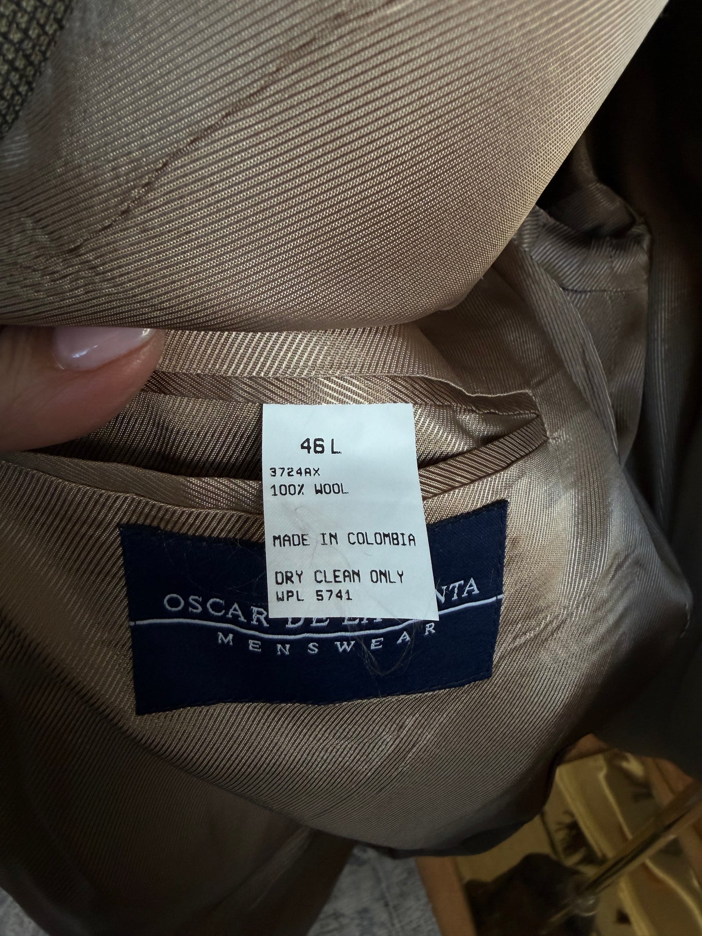 90s Oscar de La Renta wool blazer. NWT