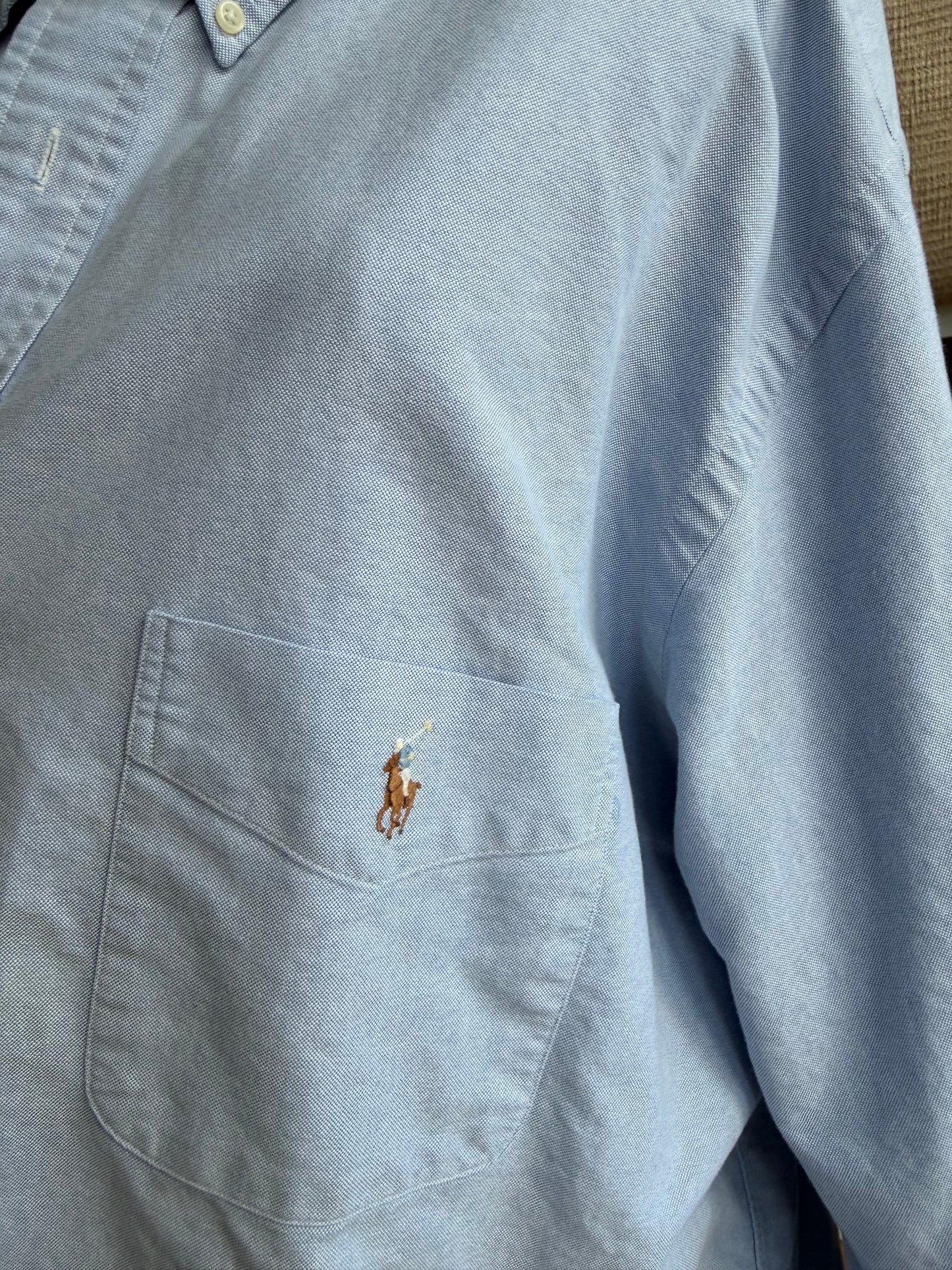 90s Ralph Lauren blue oxford button down