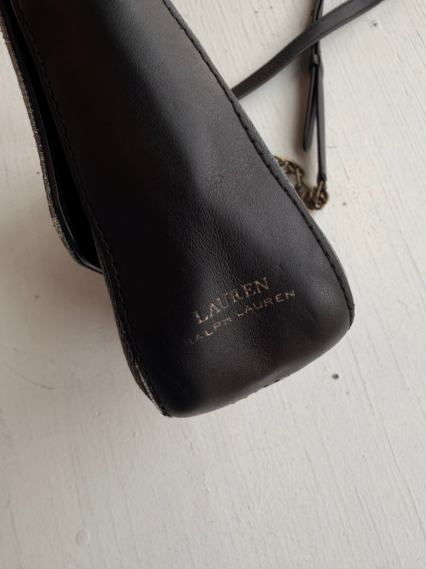 00s Lauren Ralph Lauren denim crossbody