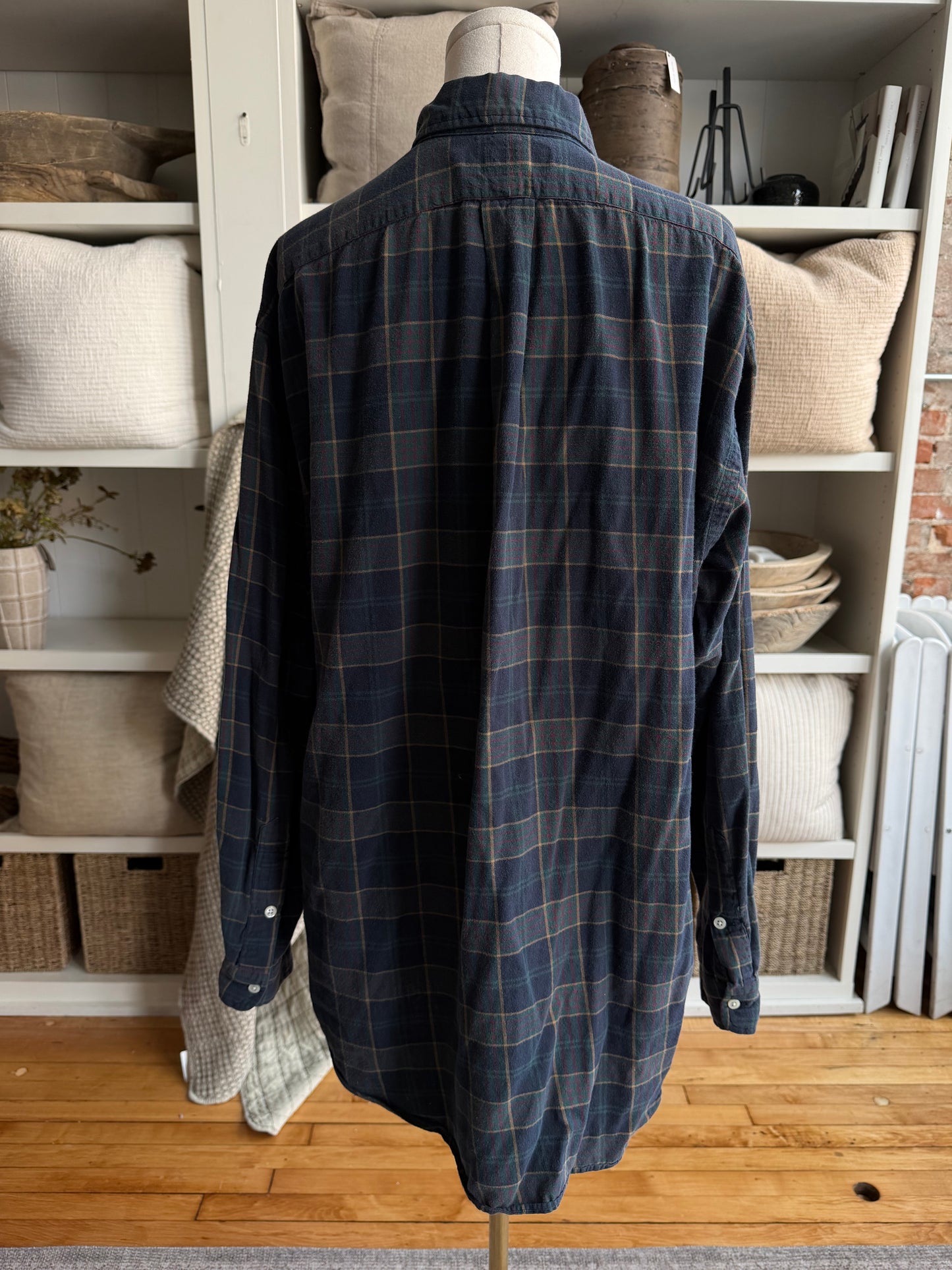 90s Ralph Lauren plaid flannel button down
