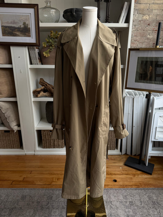 80s/90s Travel Smith lightweight trench