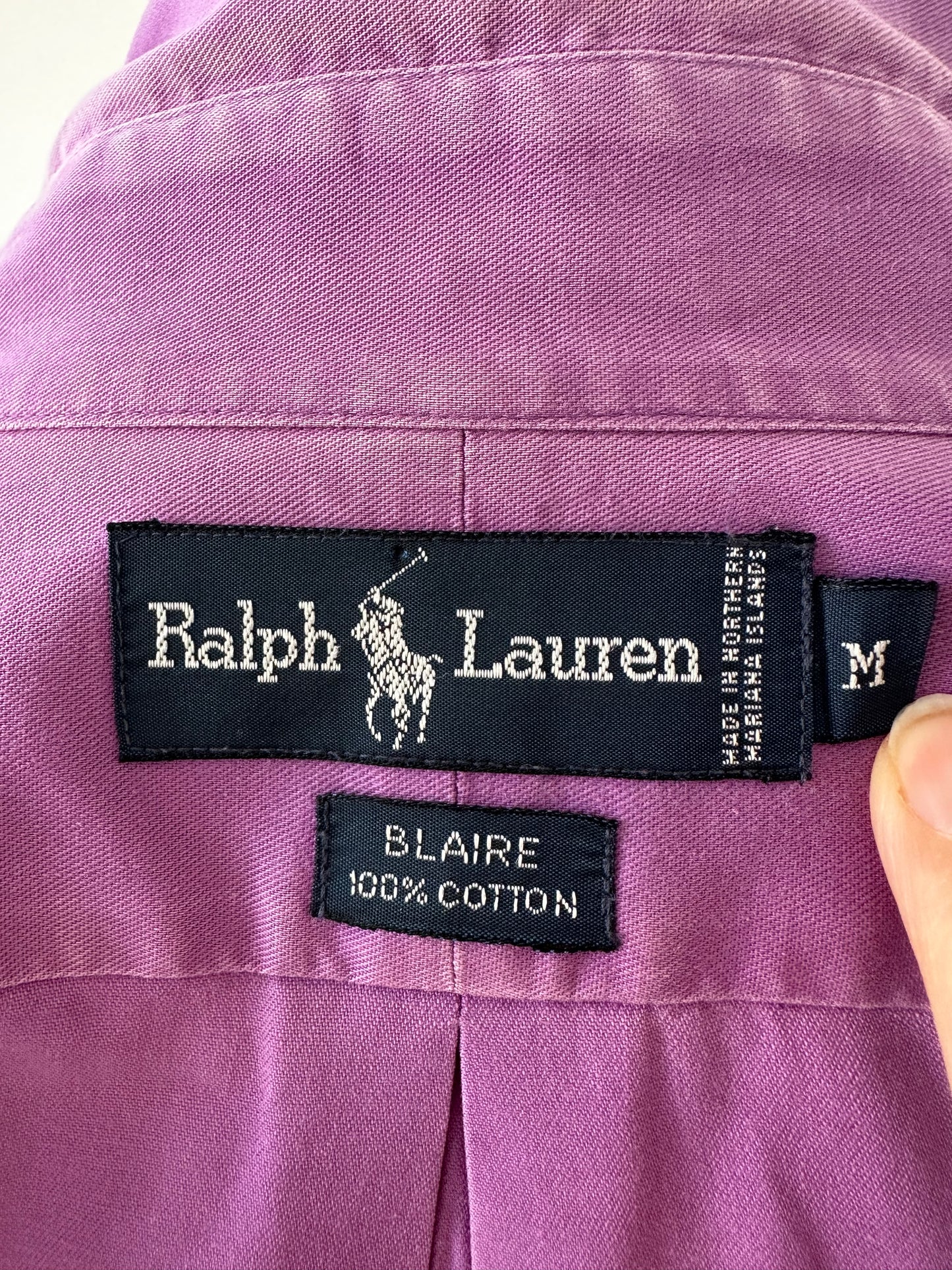 90s Ralph Lauren purple poplin button down
