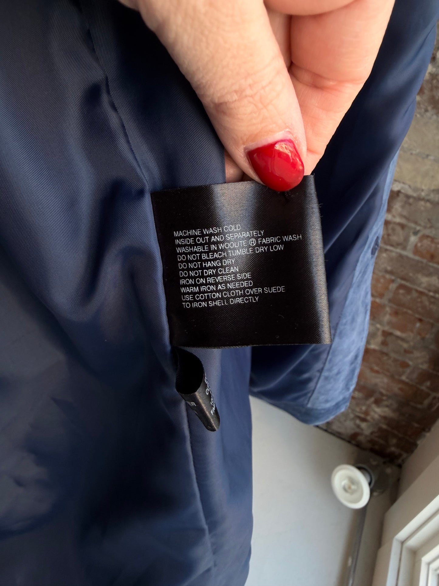 00s Bernardo blue suede jacket